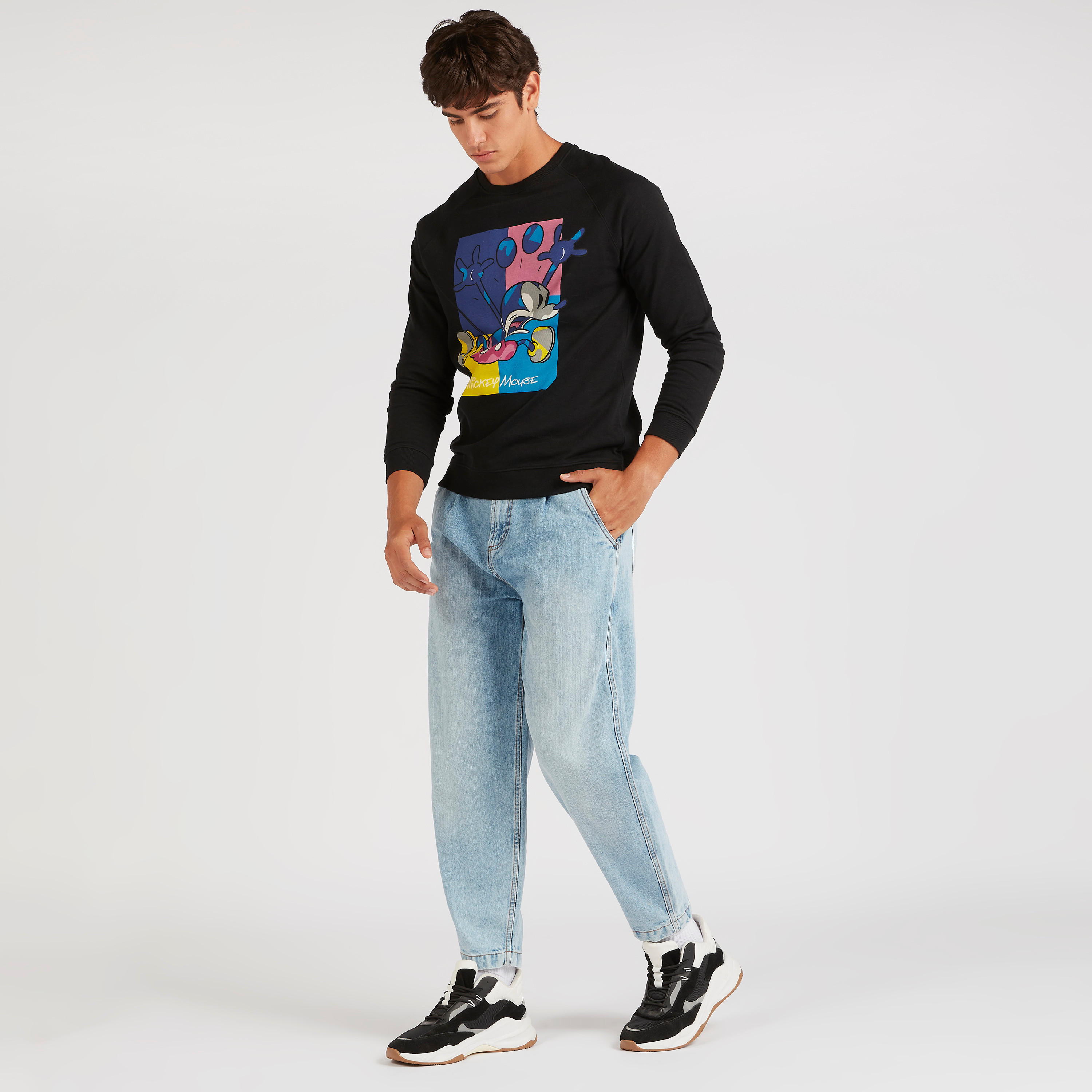 سويت شيرت بأكمام طويلة وطبعات ميكي ماوس-men-winterwear-hoodiesandsweatshirts-image-3