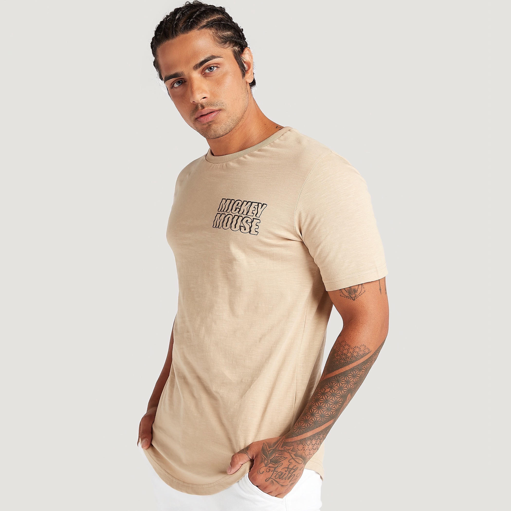 تيشيرت بأكمام قصيرة وطبعات ميكي ماوس-men-clothing-tshirtsandpolos-tshirts-image-1