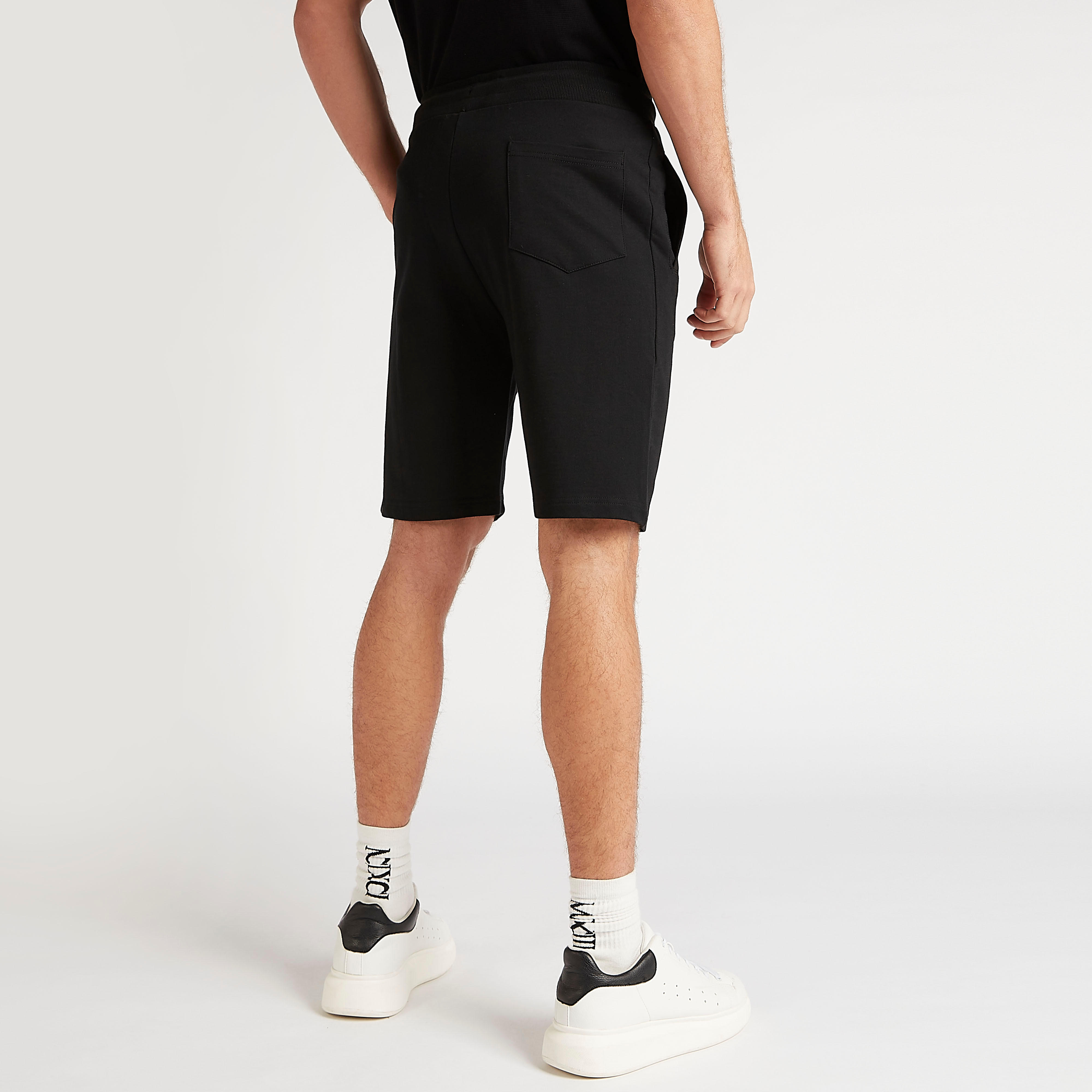 شورت بطبعات ستار وورز ورباط إغلاق وخصر متوسّط الارتفاع-men-clothing-bottoms-shorts-image-4