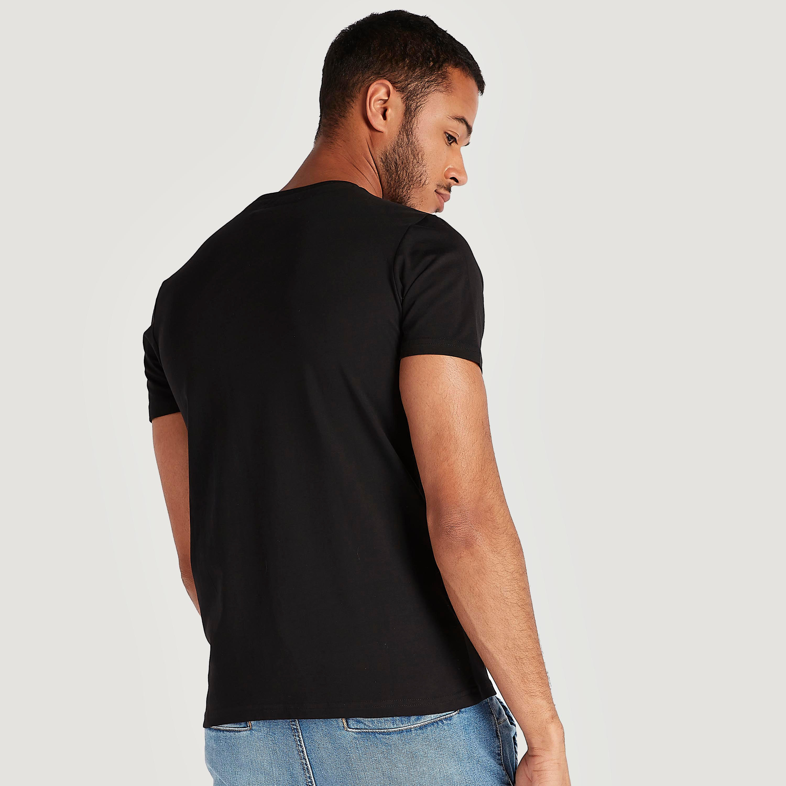 Batman Print T-shirt with Short Sleeves and Crew Neck-men-clothing-tshirtsandpolos-tshirts-image-4