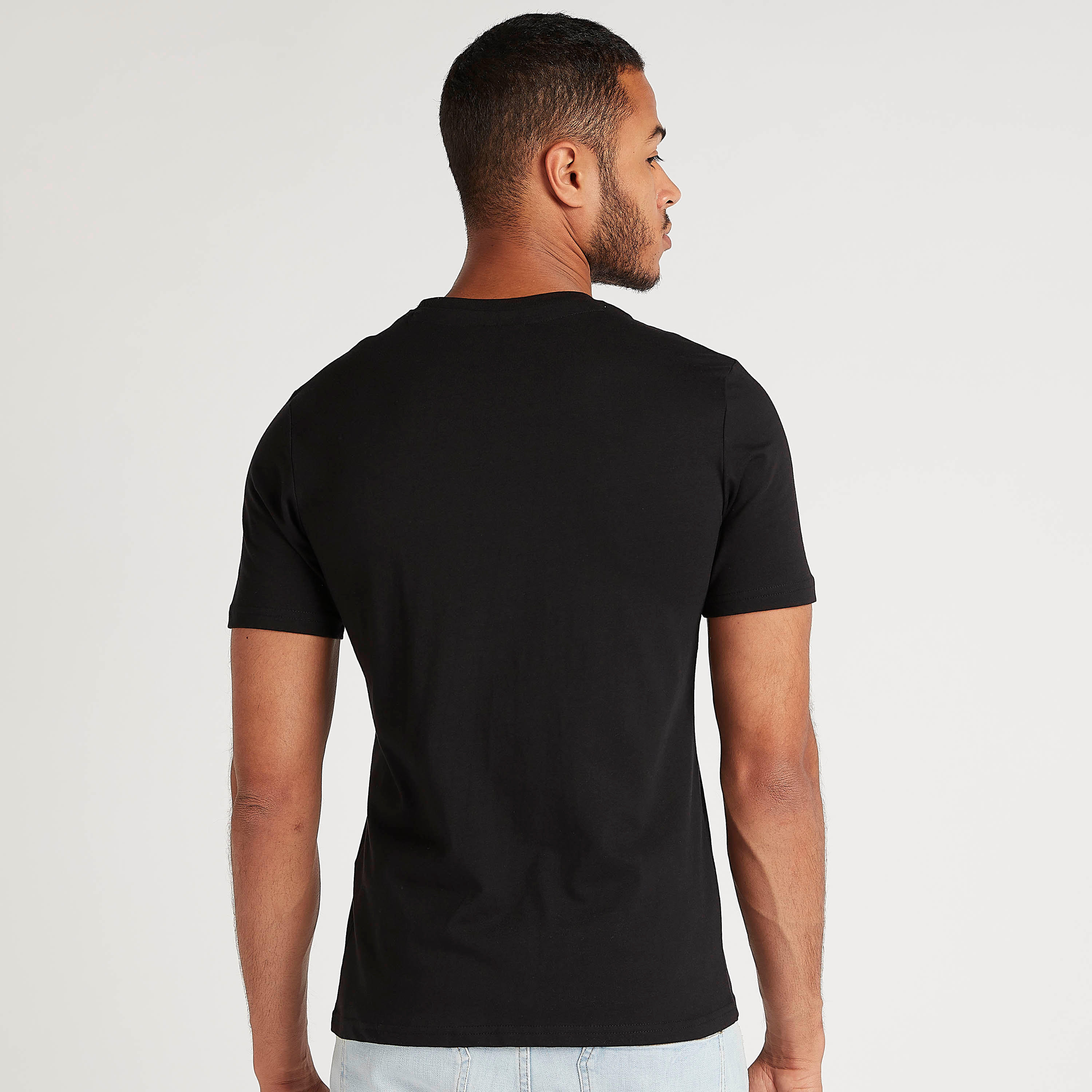 Garfield Print Crew Neck T-shirt with Short Sleeves-men-clothing-tshirtsandpolos-tshirts-image-4