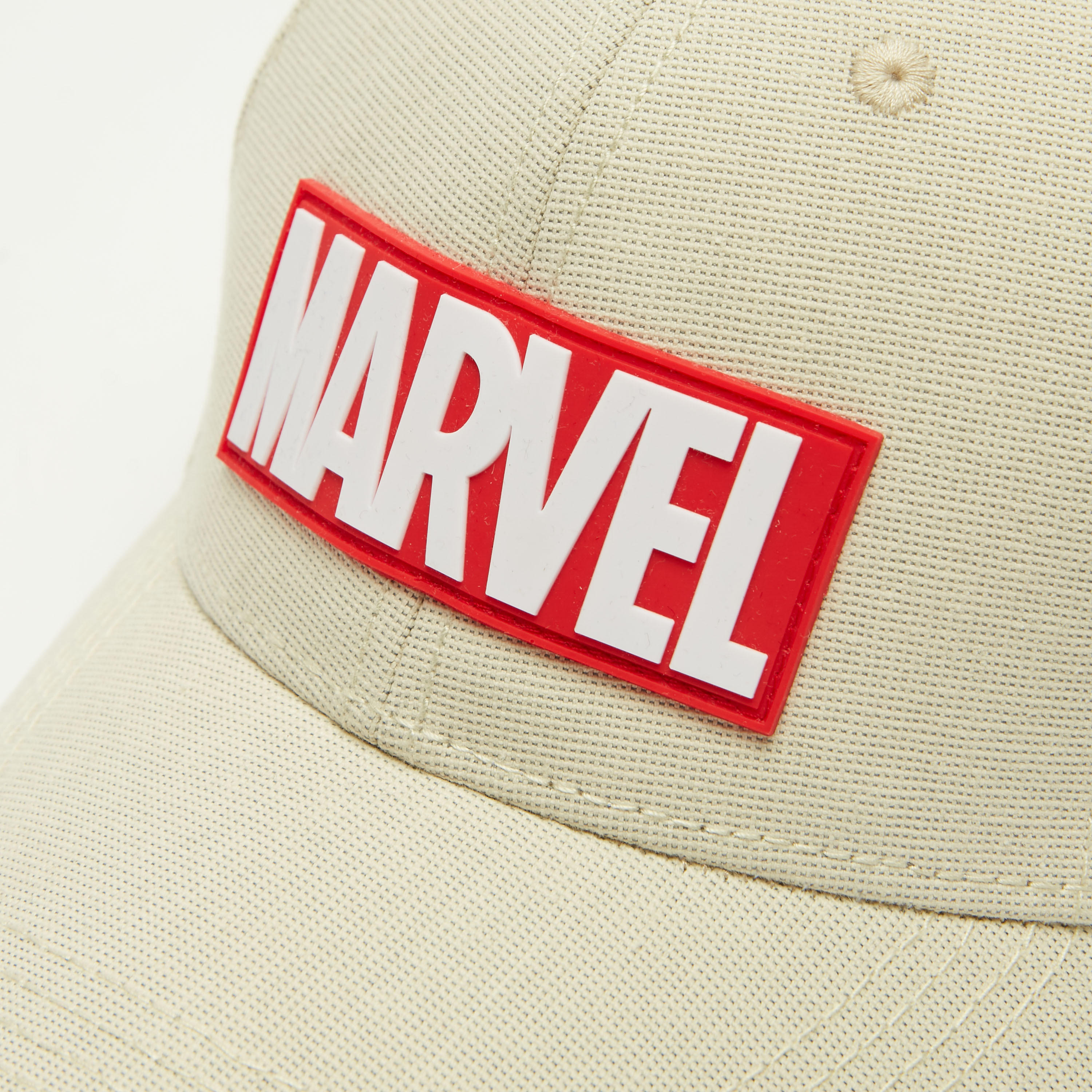 Solid Cap with Marvel Logo Applique-men-caps-image-3