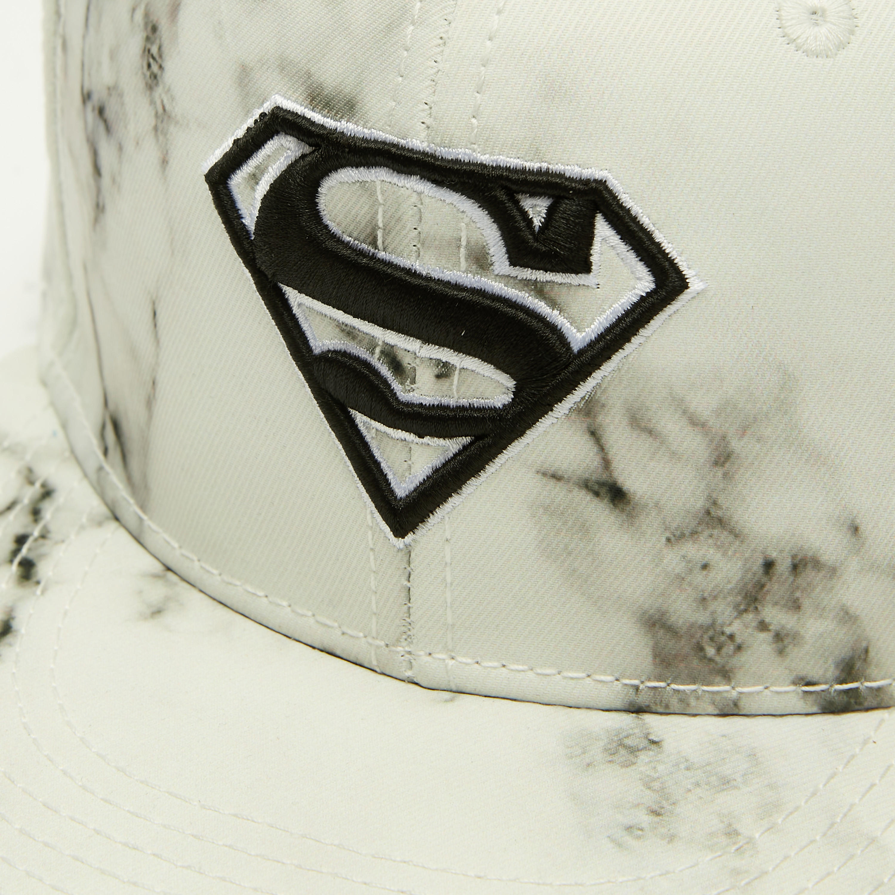 Printed Cap with Superman Applique Logo and Snap Back Closure-men-caps-image-2