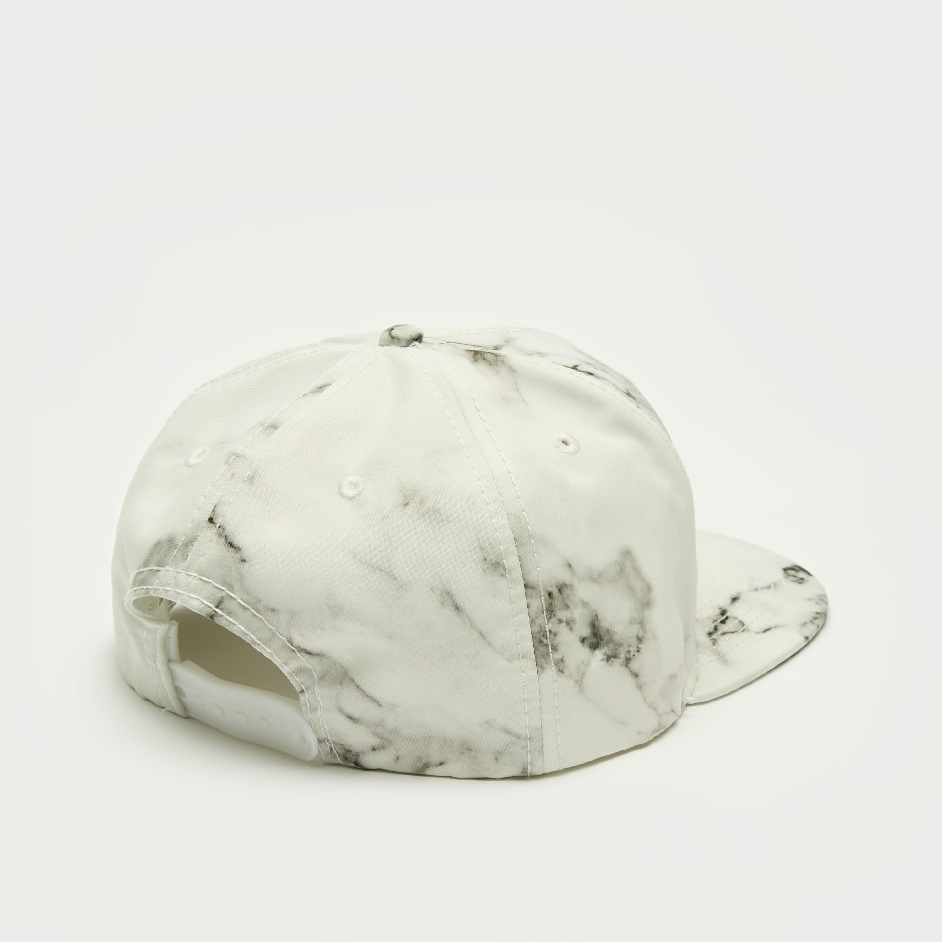 Printed Cap with Superman Applique Logo and Snap Back Closure-men-caps-image-4