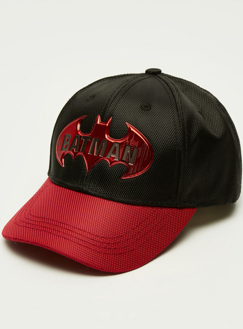 كاب بشعار باتمان منقوش وزر إغلاق كبّاس-men-caps-image-5