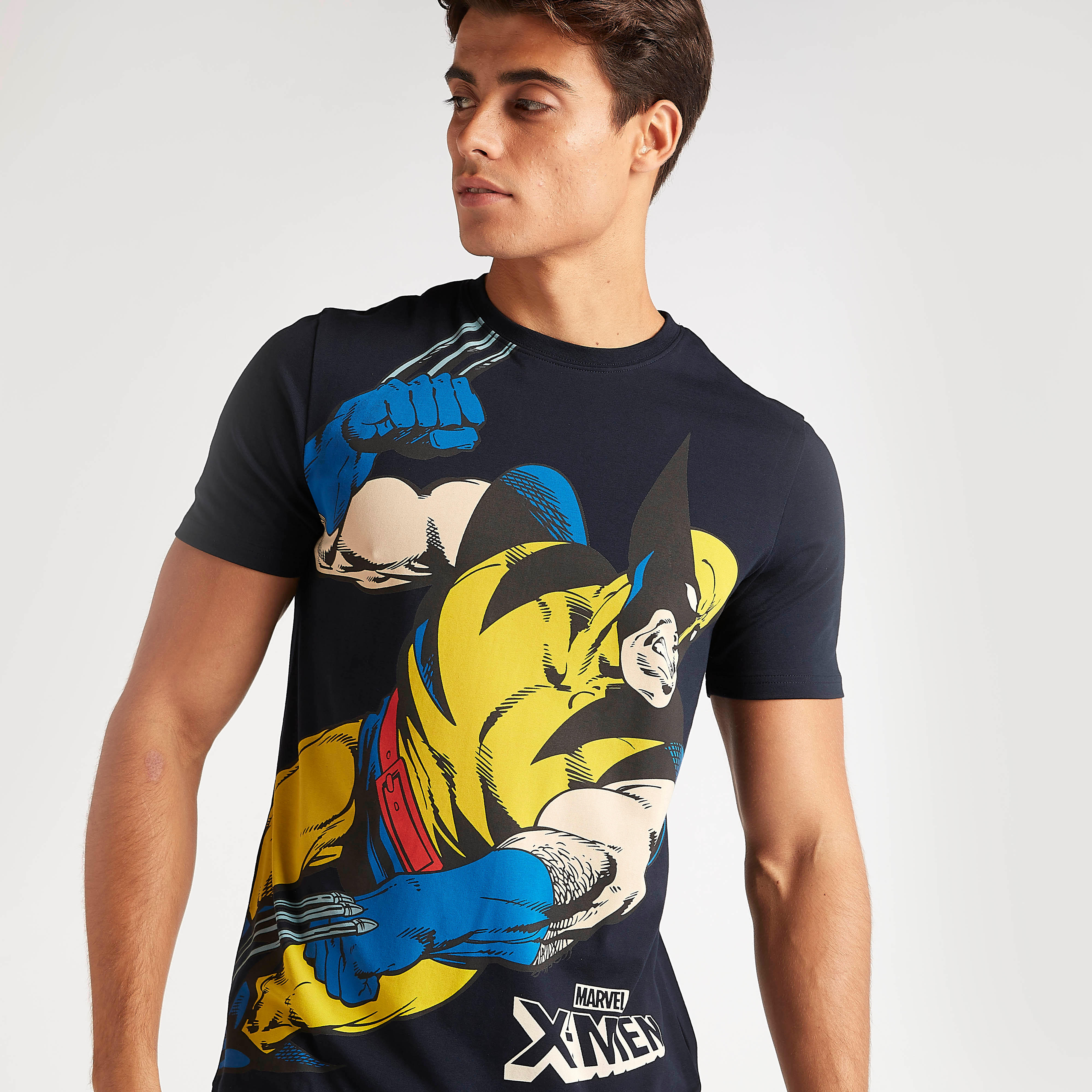 تيشيرت بياقة ضيّقة وأكمام قصيرة وطبعات اكس مان-men-clothing-tshirtsandpolos-tshirts-image-5