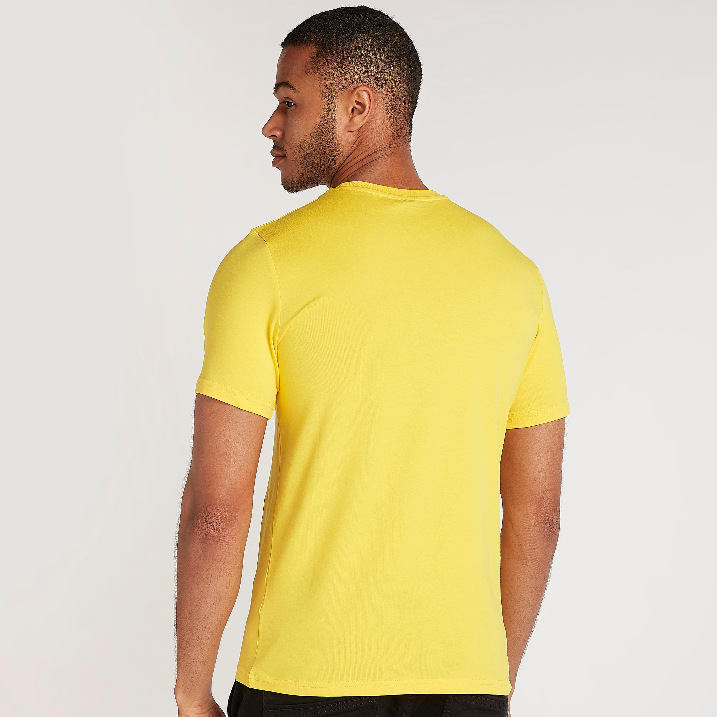 Peanuts Print Crew Neck T-shirt with Short Sleeves-men-clothing-tshirtsandpolos-tshirts-image-4