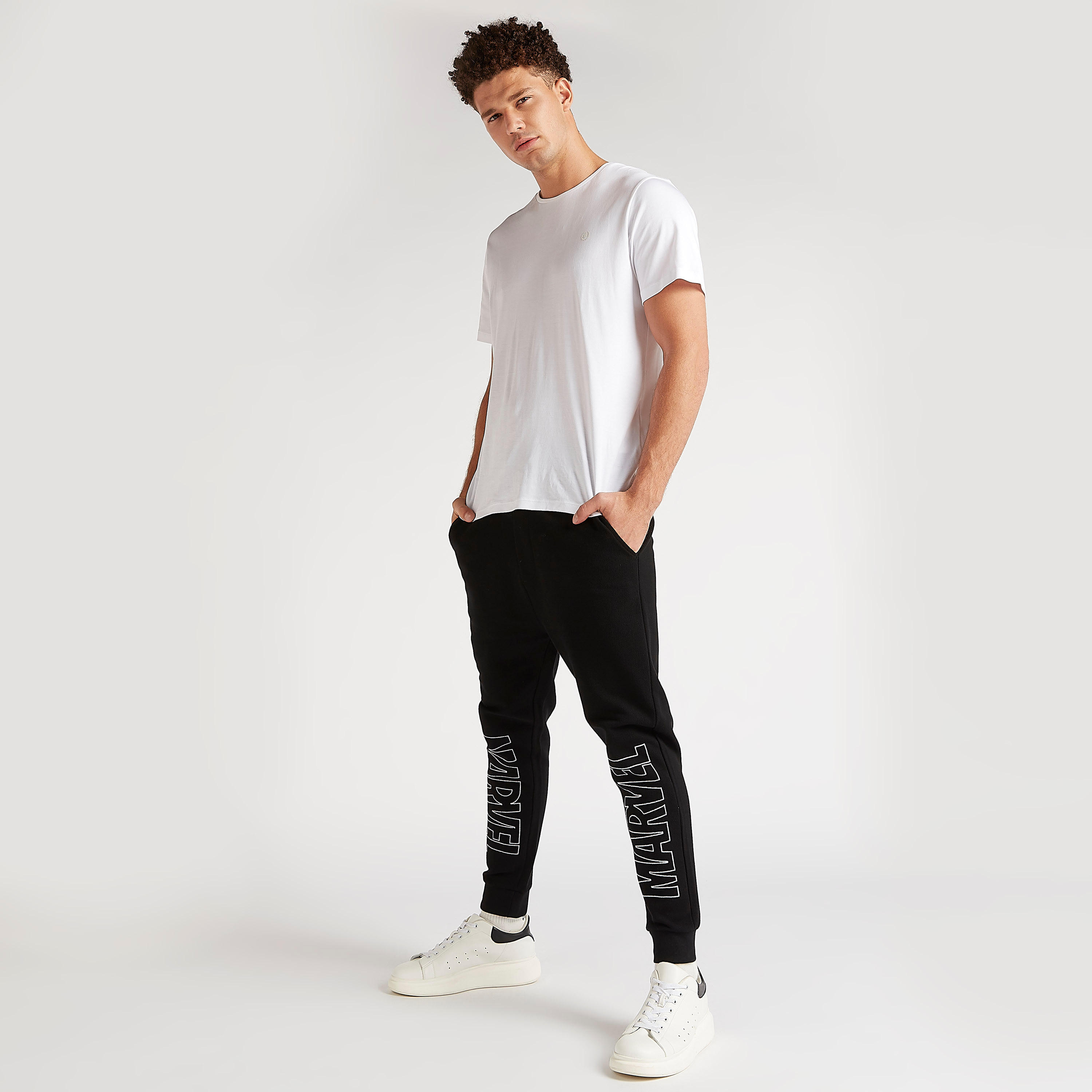 Marvel Print Mid-Rise Joggers with Drawstring Closure-men-clothing-bottoms-joggers-image-2
