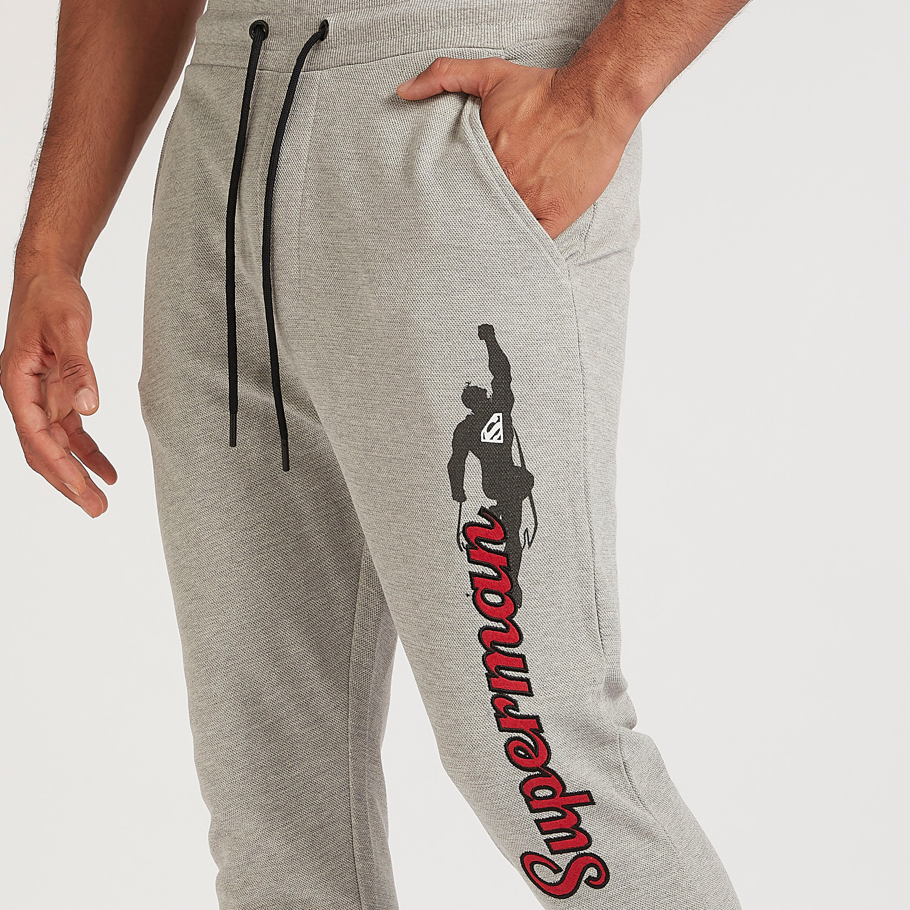 Superman Print Mid-Rise Joggers with Drawstring Closure-men-clothing-bottoms-joggers-image-3