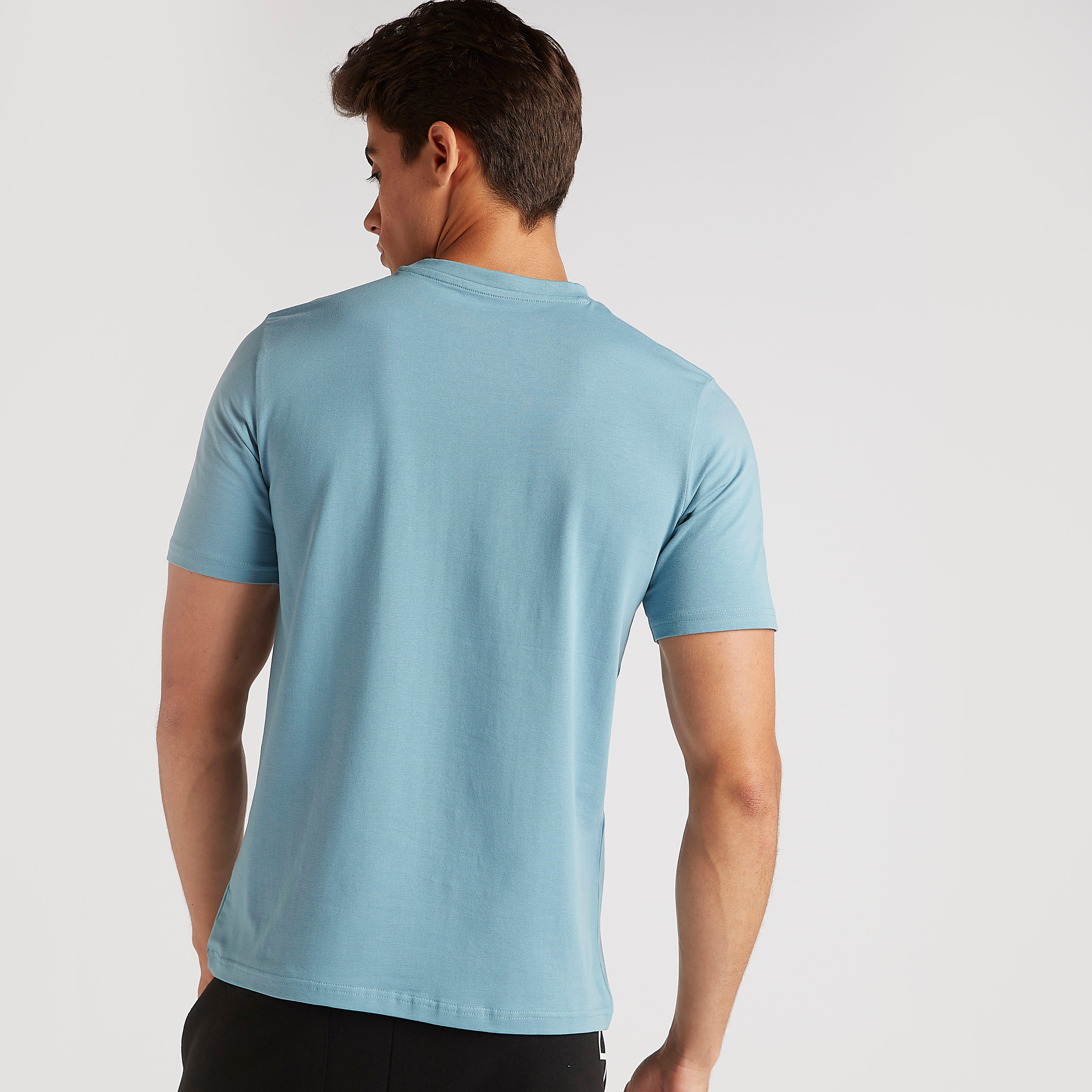 تيشيرت بياقة ضيّقة وأكمام قصيرة وطبعات ناسا-men-clothing-tshirtsandpolos-tshirts-image-4