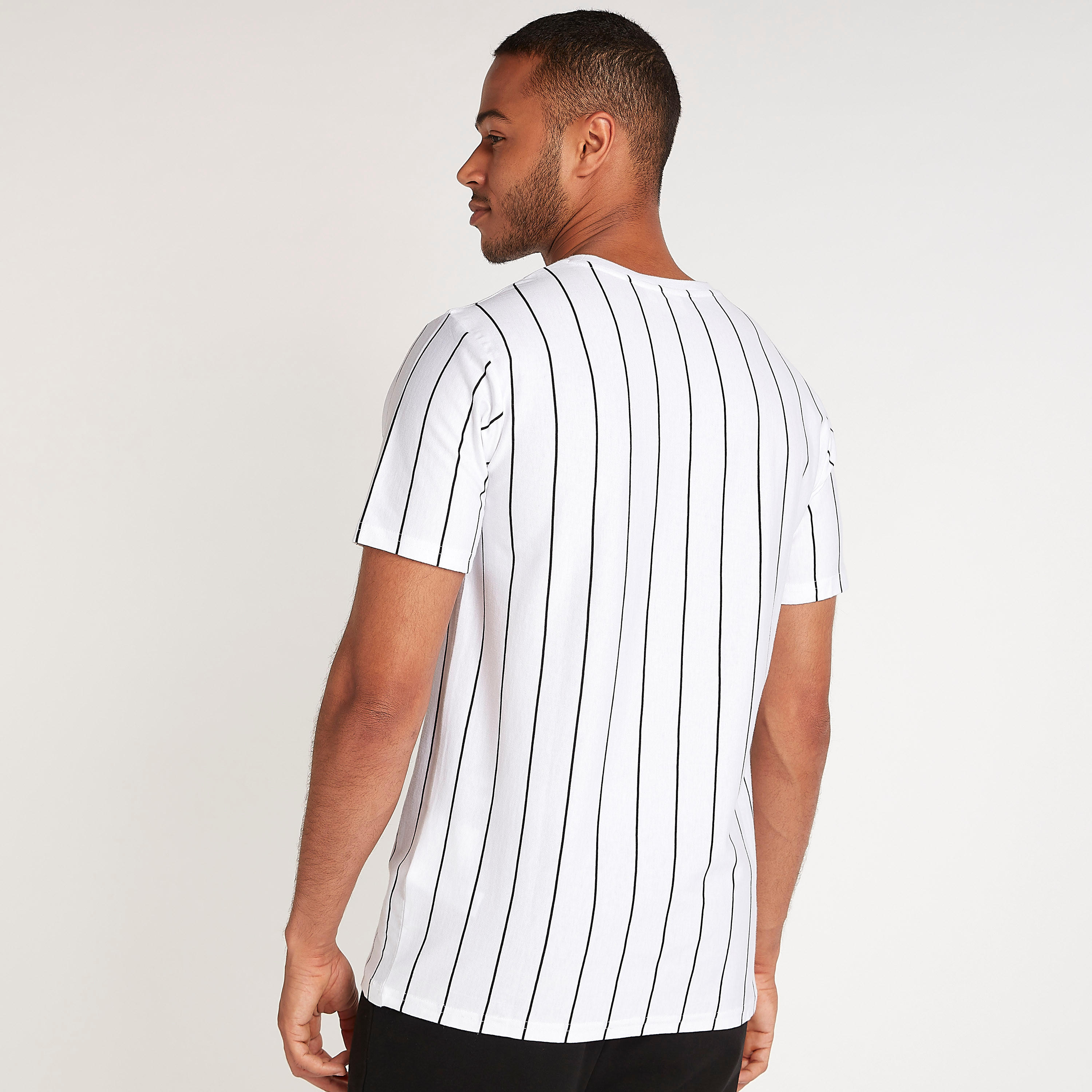 تيشيرت مخطّط بياقة ضيّقة وأكمام قصيرة وطبعات مارفل-men-clothing-tshirtsandpolos-tshirts-image-4