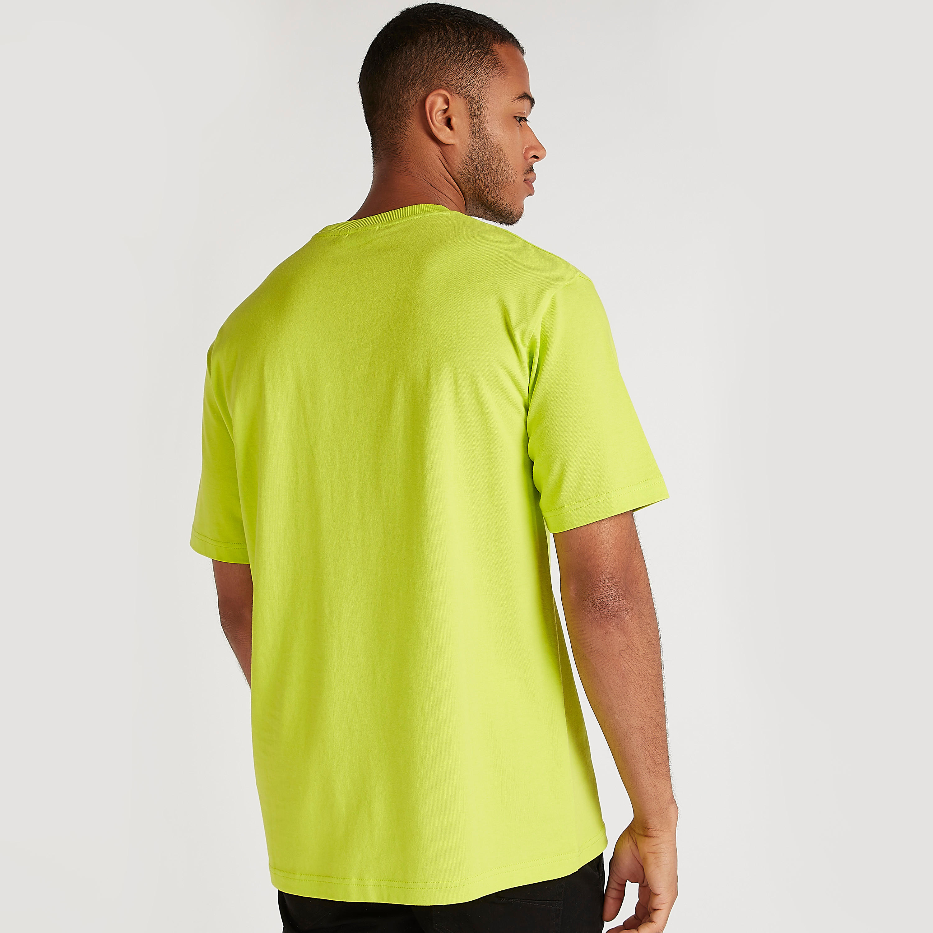 Marvin Print Crew Neck T-shirt with Short Sleeves-men-clothing-tshirtsandpolos-tshirts-image-4