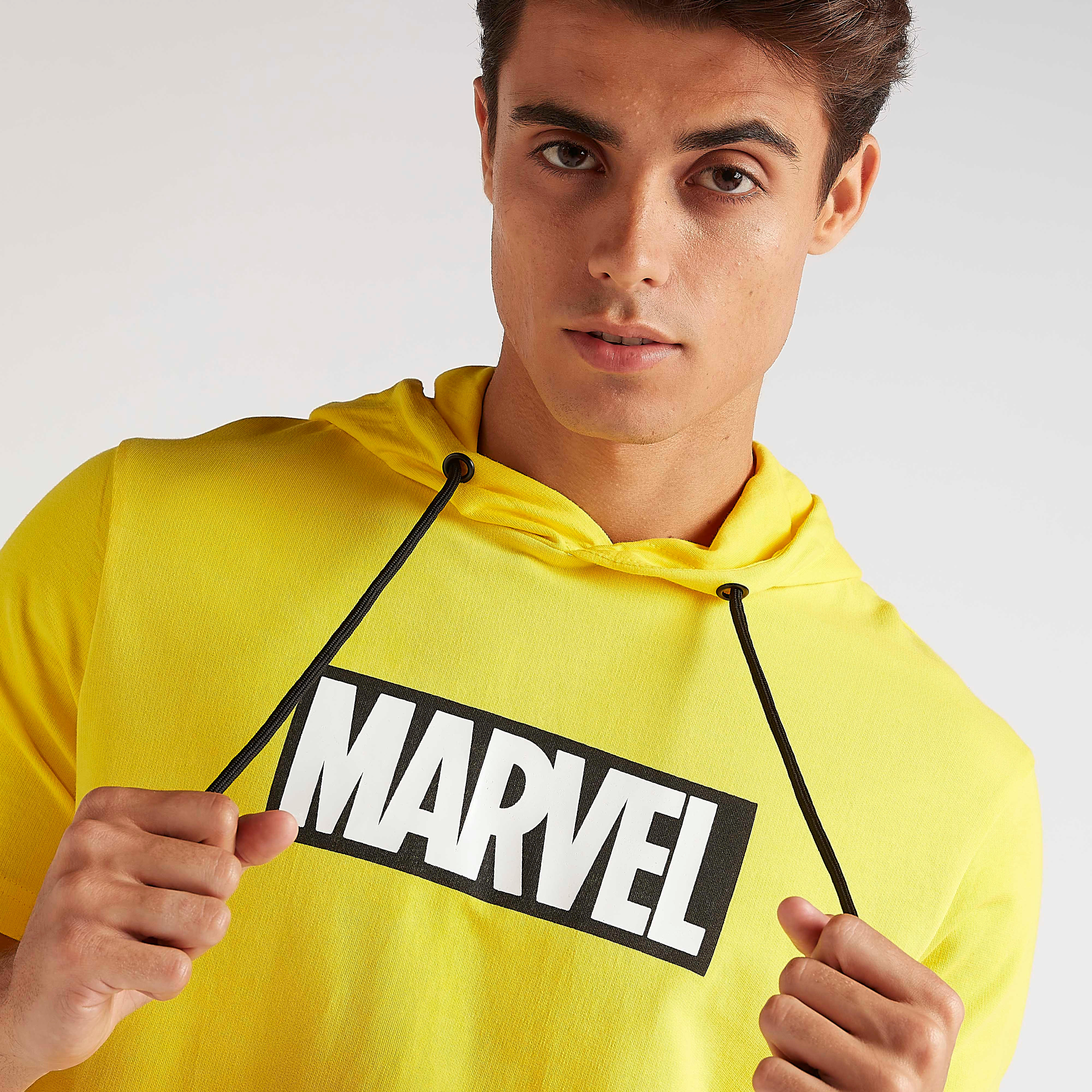 Marvel Print Hooded T-shirt with Short Sleeves-men-clothing-tshirtsandpolos-tshirts-image-3