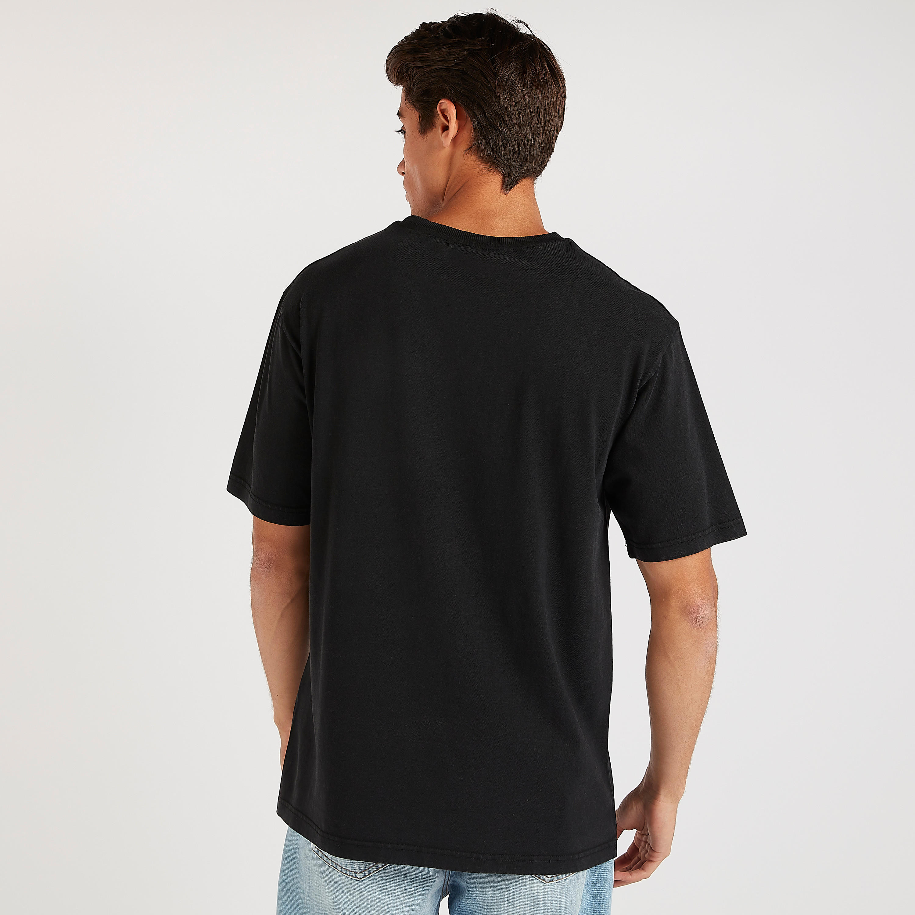 Marvel Print Crew Neck T-shirt with Short Sleeves-men-clothing-tshirtsandpolos-tshirts-image-4