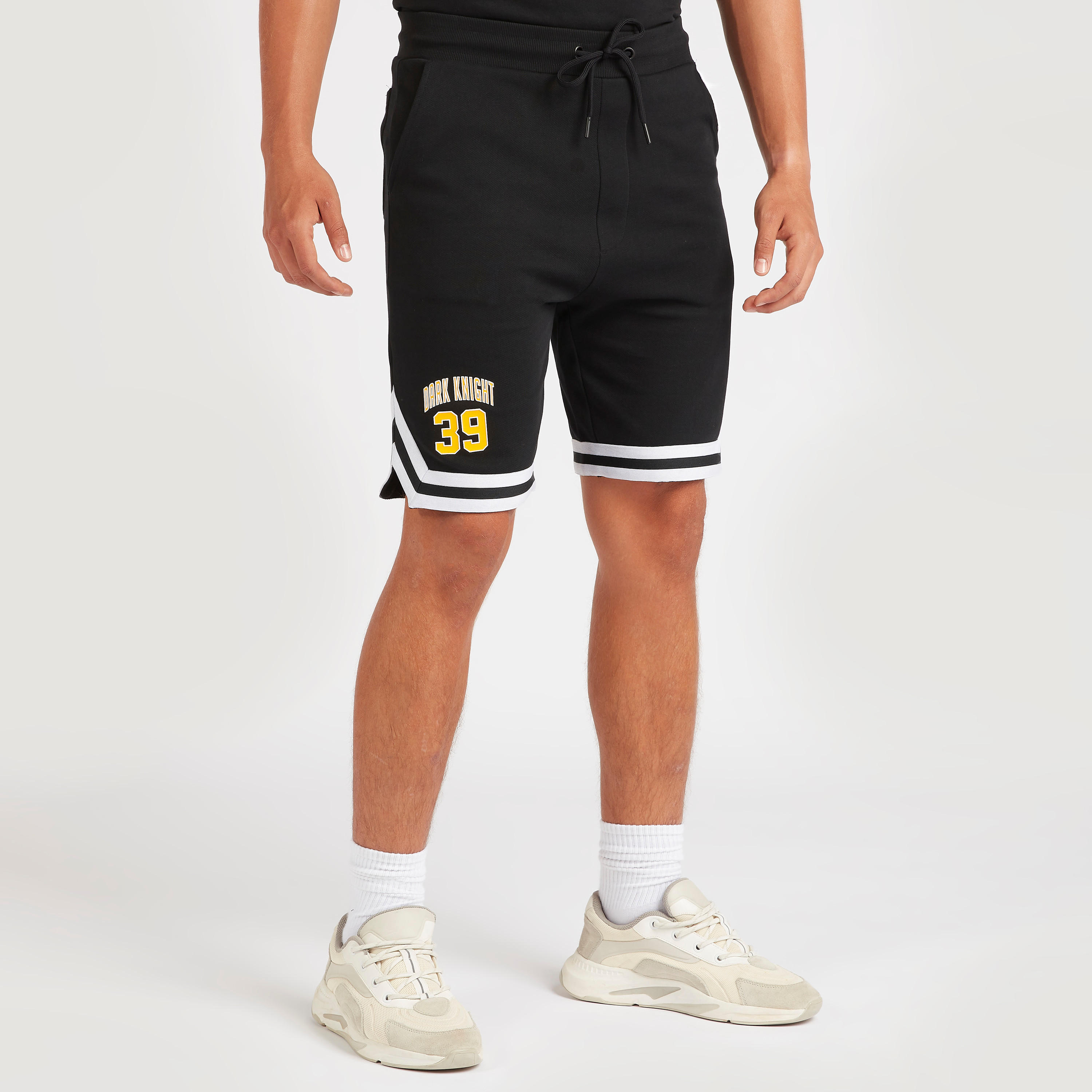 Batman Print Shorts with Drawstring Closure-men-clothing-bottoms-shorts-image-1