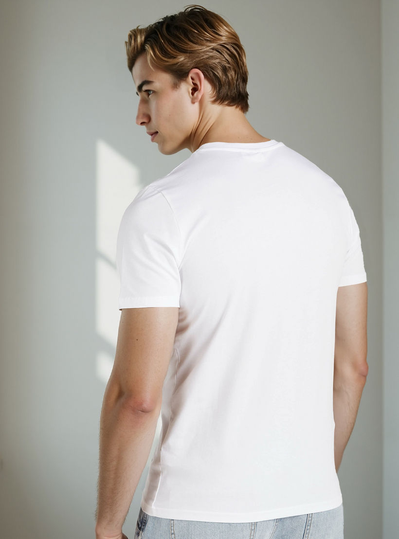تيشيرت بياقة ضيّقة وأكمام قصيرة وطبعات أفينجرز-men-clothing-tshirtsandpolos-tshirts-image-3