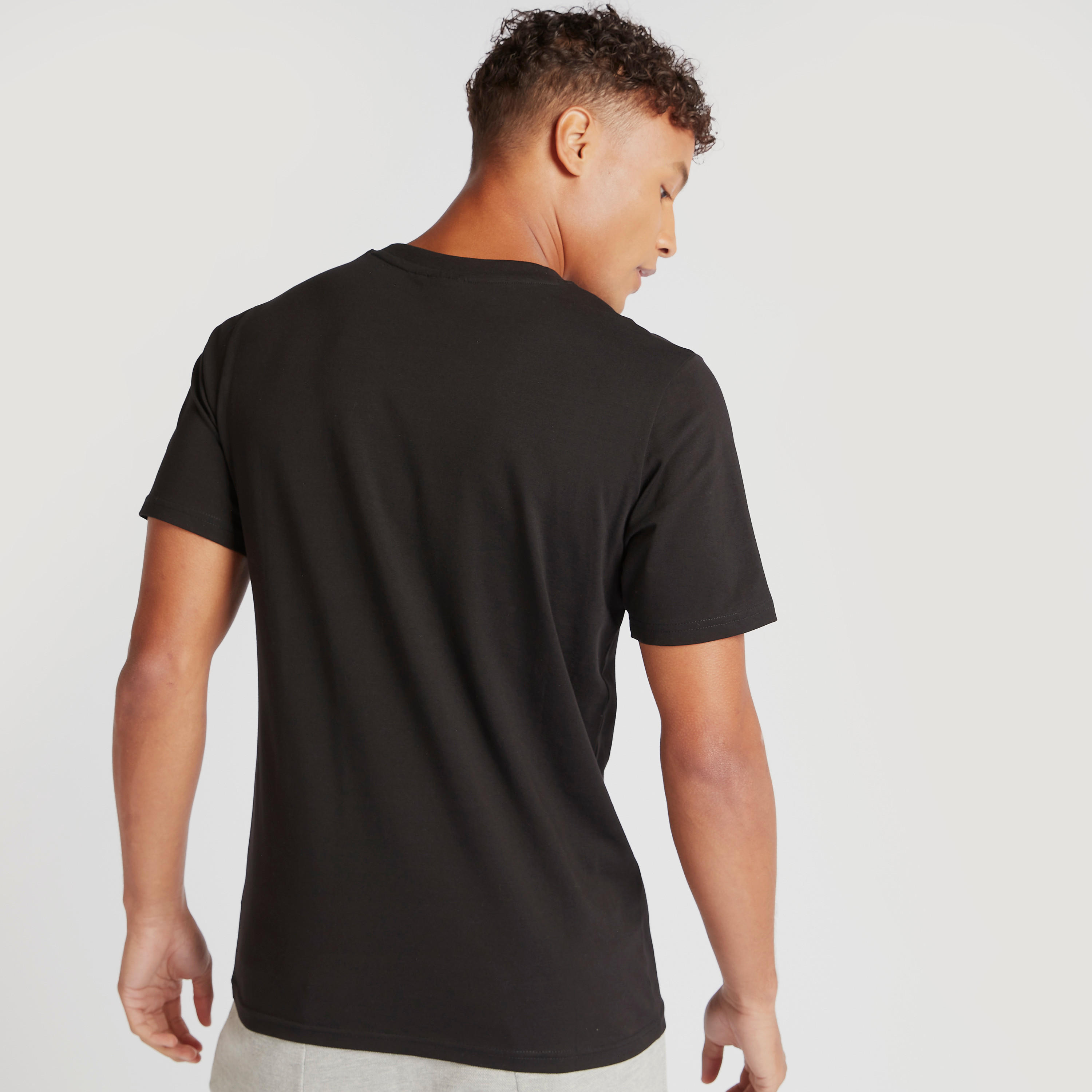 تيشيرت بقصّة سليم وياقة ضيّقة وأكمام قصيرة وطبعات باتمان-men-clothing-tshirtsandpolos-tshirts-image-1