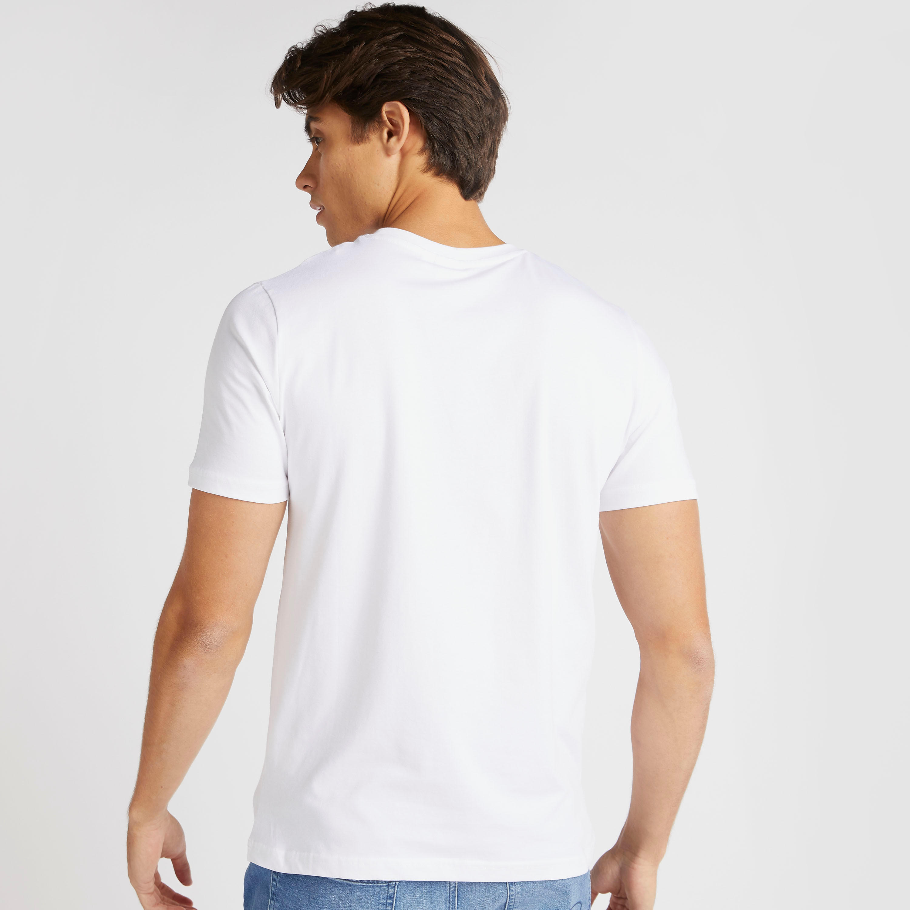Deadpool Print Crew Neck T-shirt with Short Sleeves-men-clothing-tshirtsandpolos-tshirts-image-4