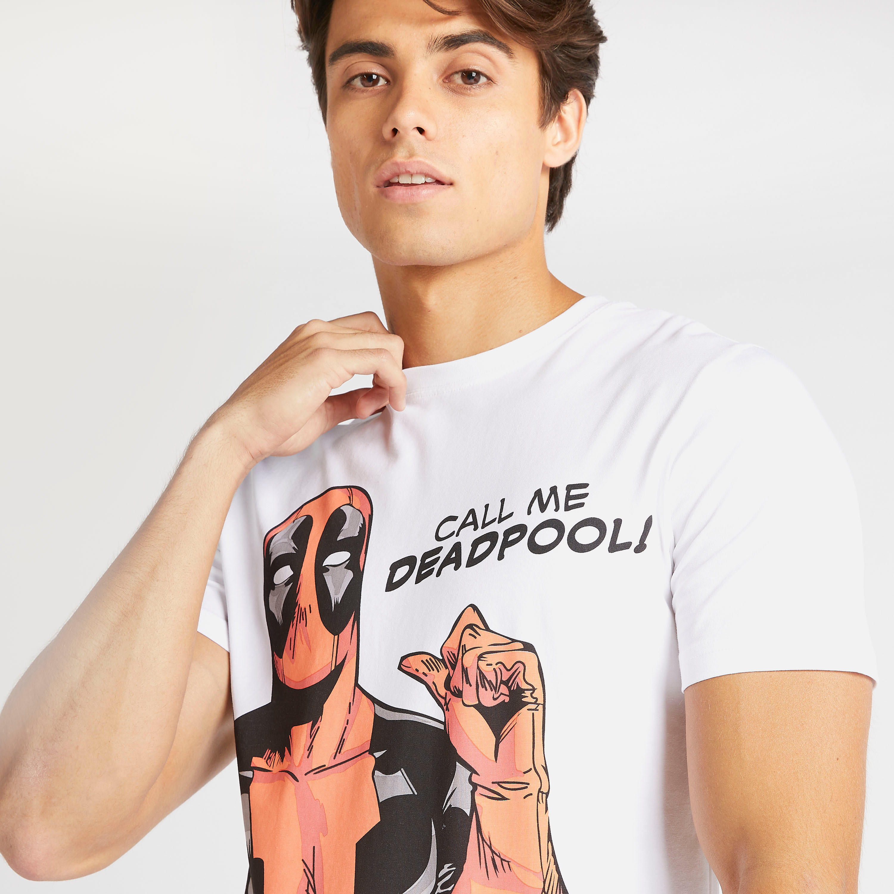 Deadpool Print Crew Neck T-shirt with Short Sleeves-men-clothing-tshirtsandpolos-tshirts-image-5