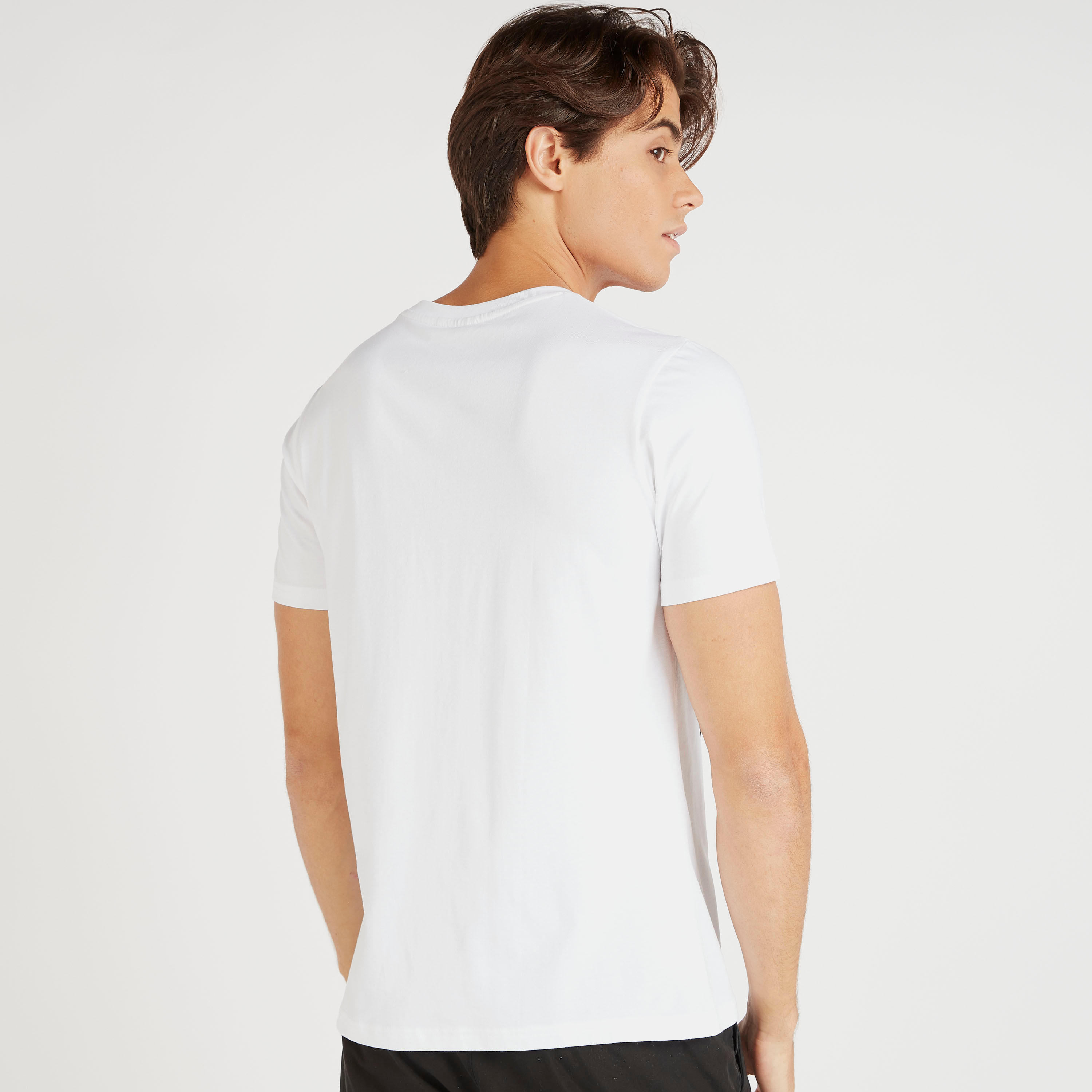 Goofy Print Crew Neck T-shirt with Short Sleeves-men-clothing-tshirtsandpolos-tshirts-image-4