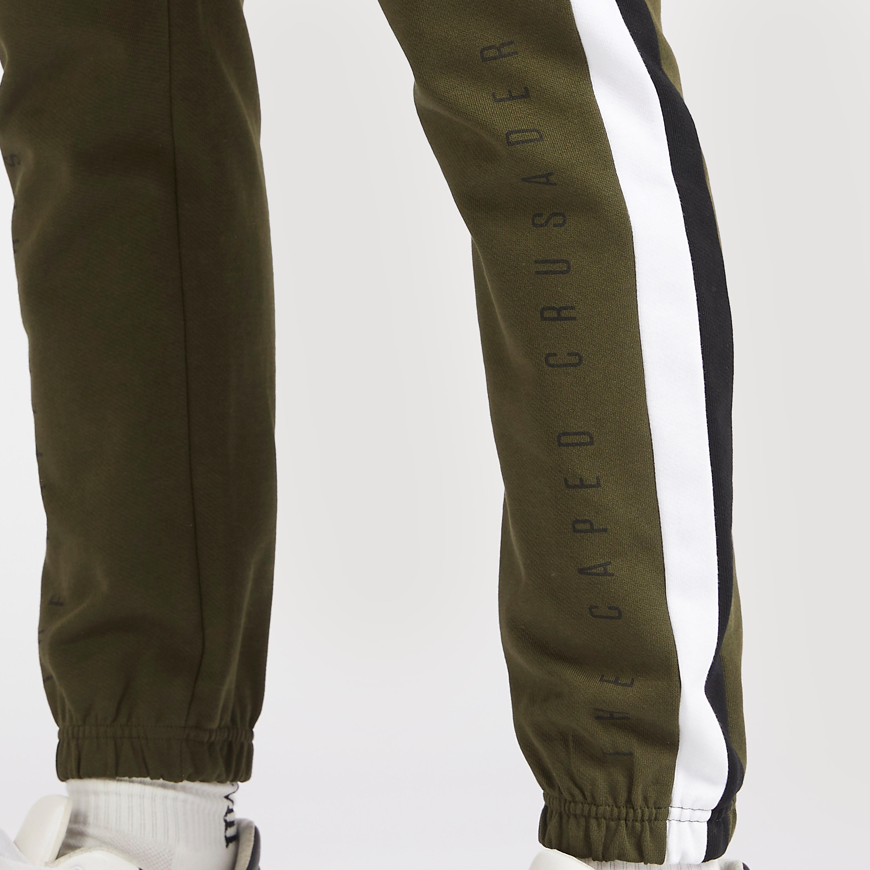 بنطلون رياضي بخصر متوسط الارتفاع وطبعات باتمان ورباط إغلاق-men-clothing-bottoms-joggers-image-1