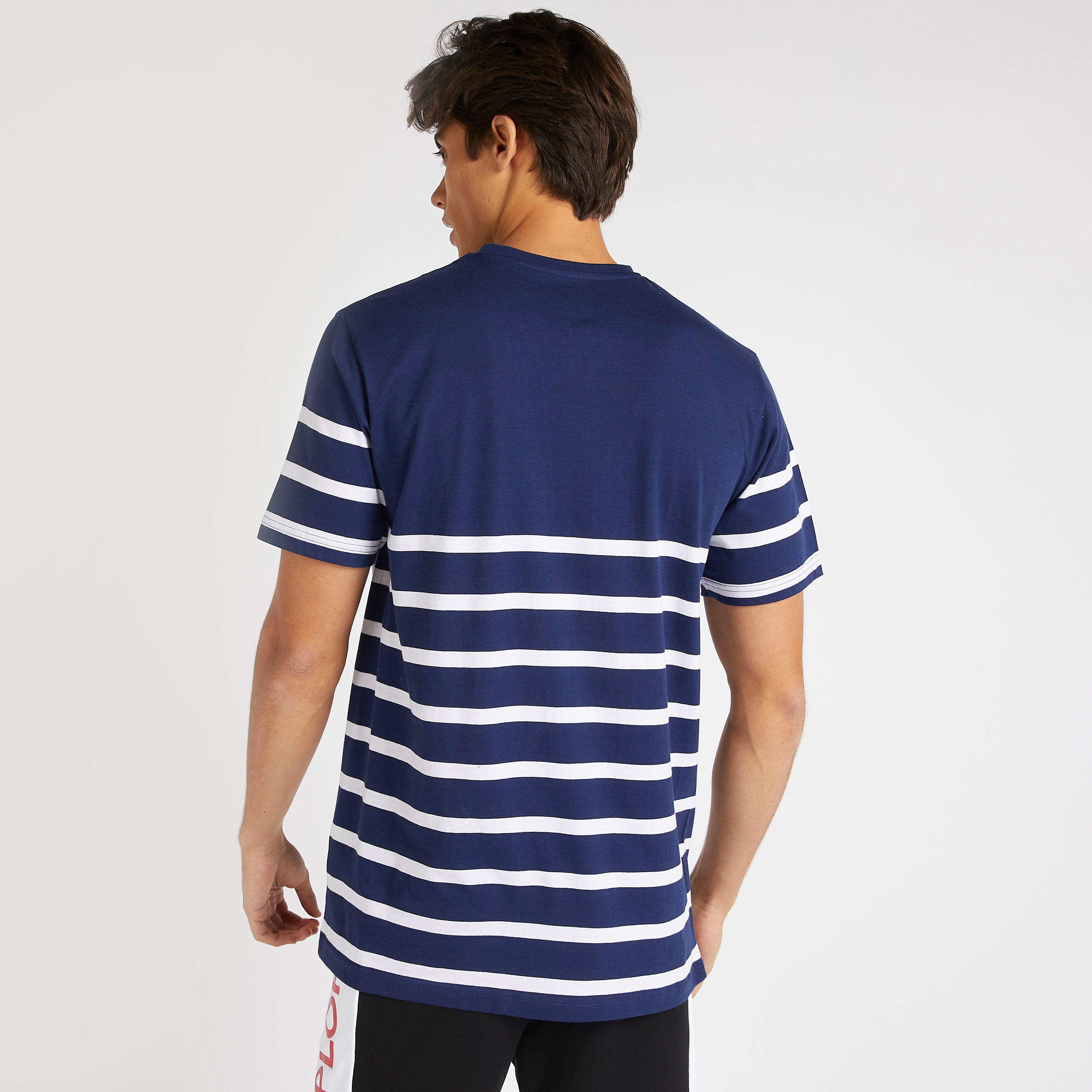 NASA Print Striped Crew Neck T-shirt with Short Sleeves-men-clothing-tshirtsandpolos-tshirts-image-4
