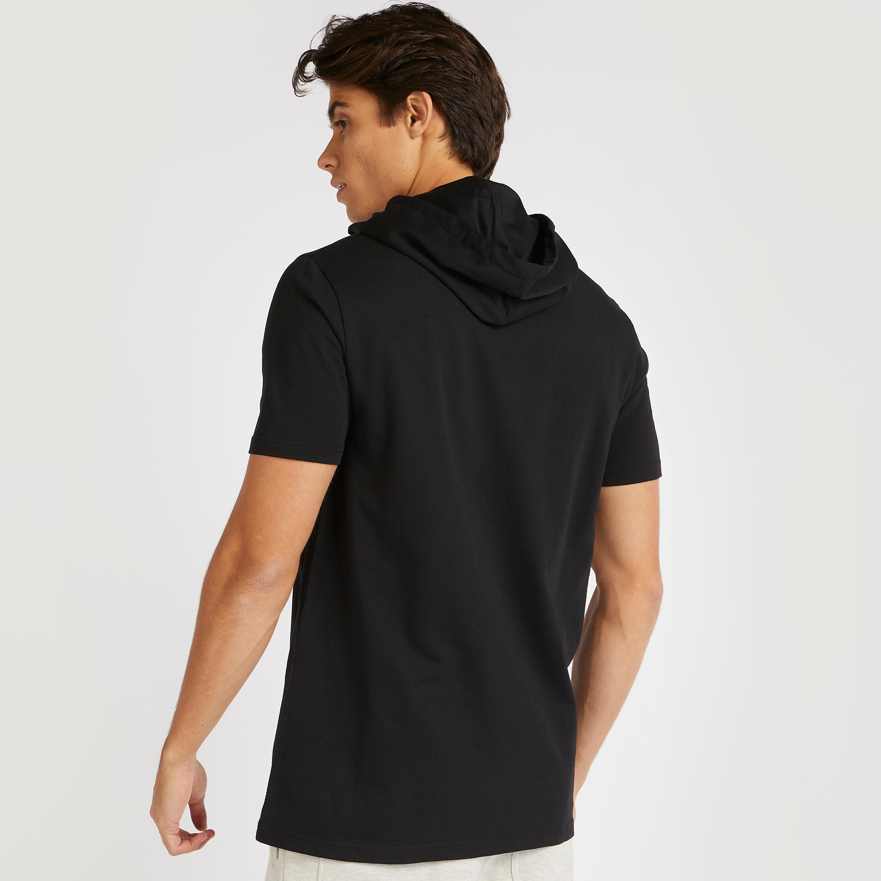Mickey Mouse Print Hooded T-shirt with Short Sleeves-men-clothing-tshirtsandpolos-tshirts-image-4