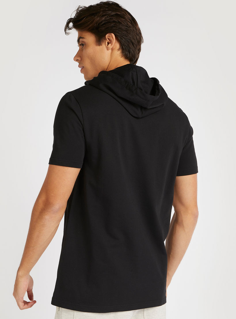 Mickey Mouse Print Hooded T-shirt with Short Sleeves-men-clothing-tshirtsandpolos-tshirts-image-4