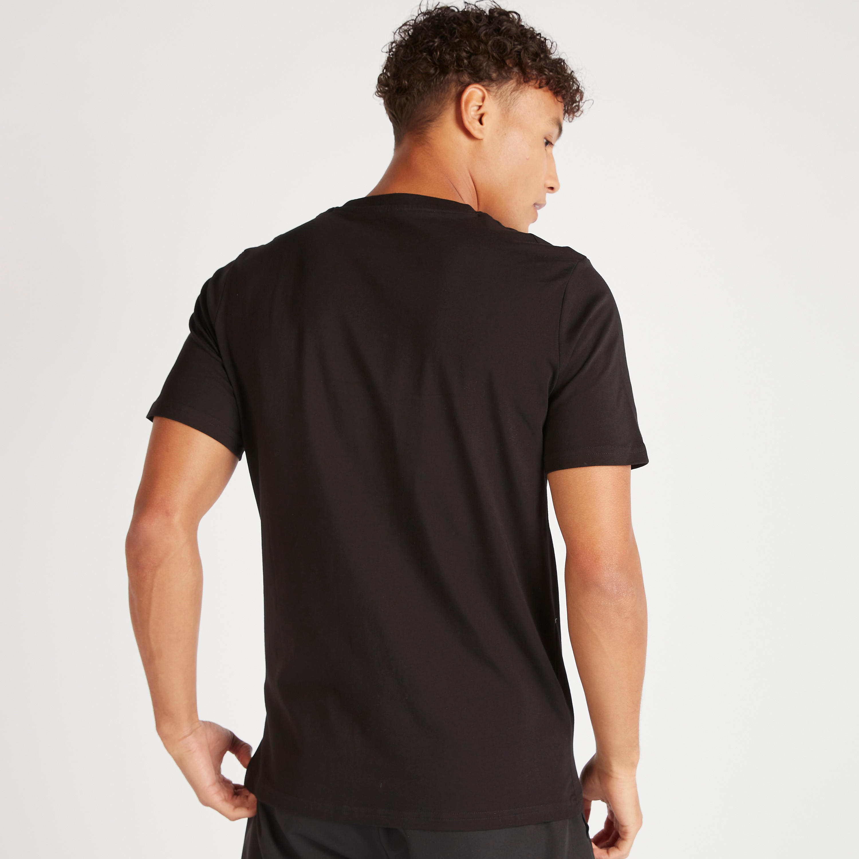 تيشيرت بياقة ضيقة وأكمام قصيرة وطبعات ناسا-men-clothing-tshirtsandpolos-tshirts-image-2