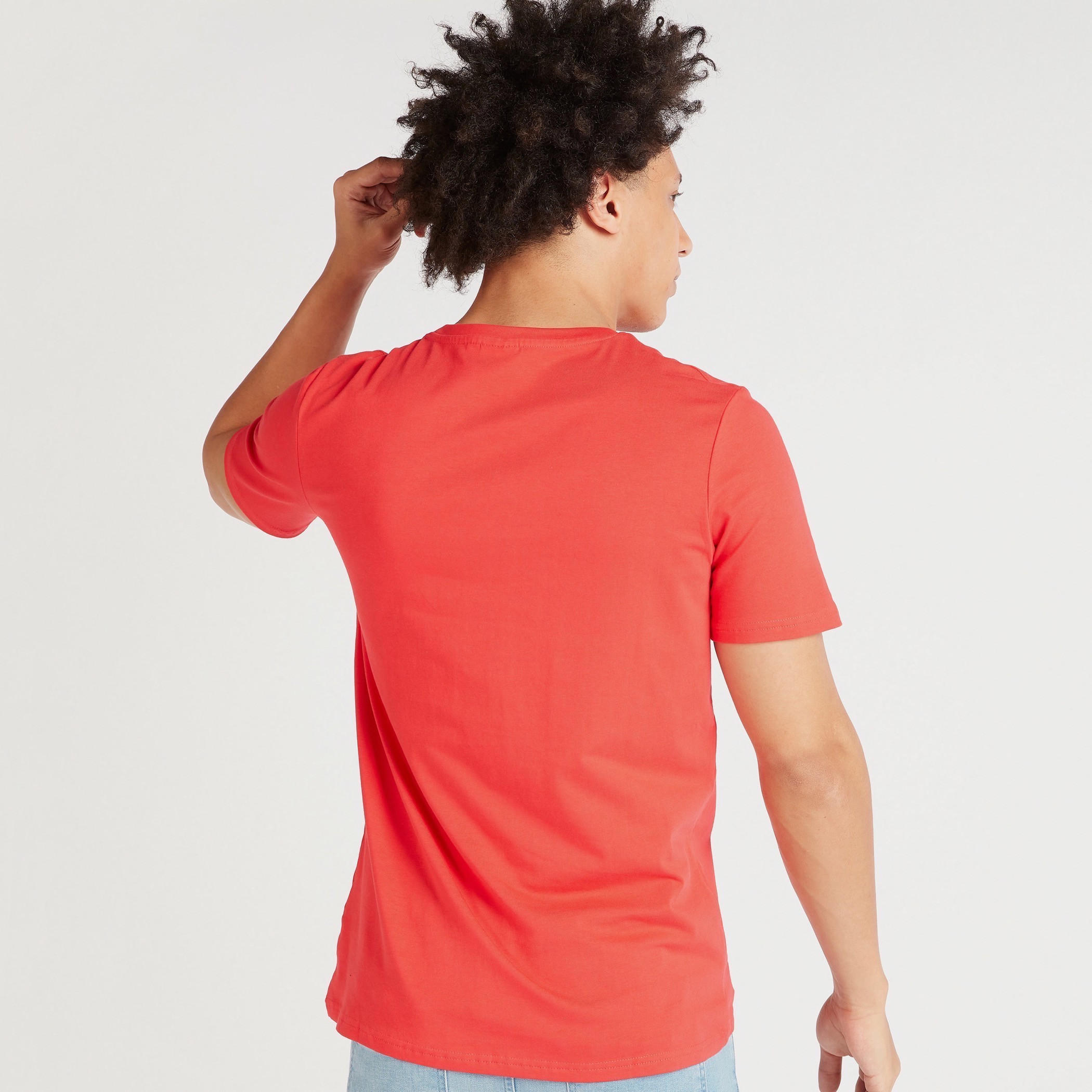 Mickey Mouse Print Crew Neck T-shirt with Short Sleeves-men-clothing-tshirtsandpolos-tshirts-image-4