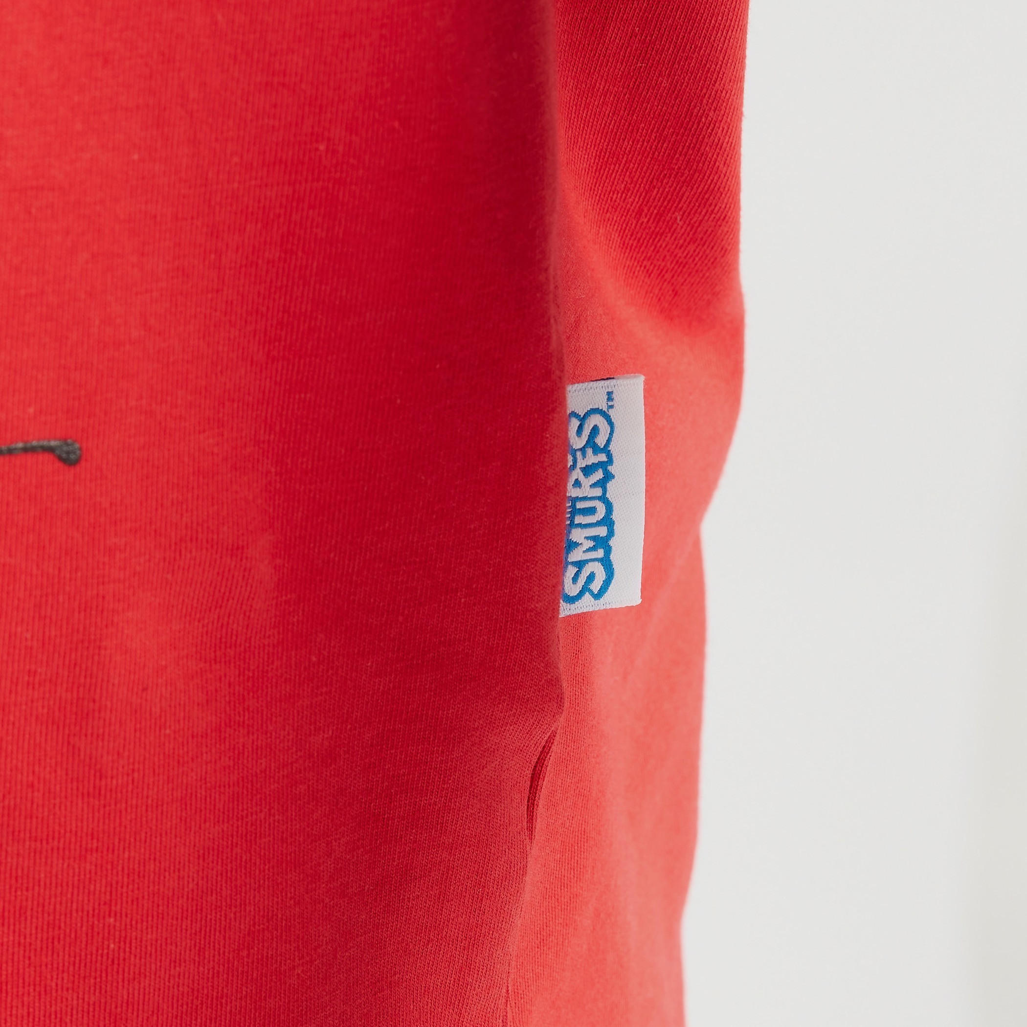 تيشيرت بياقة ضيقة وأكمام قصيرة وطبعات ذا سمورفز-men-clothing-tshirtsandpolos-tshirts-image-5