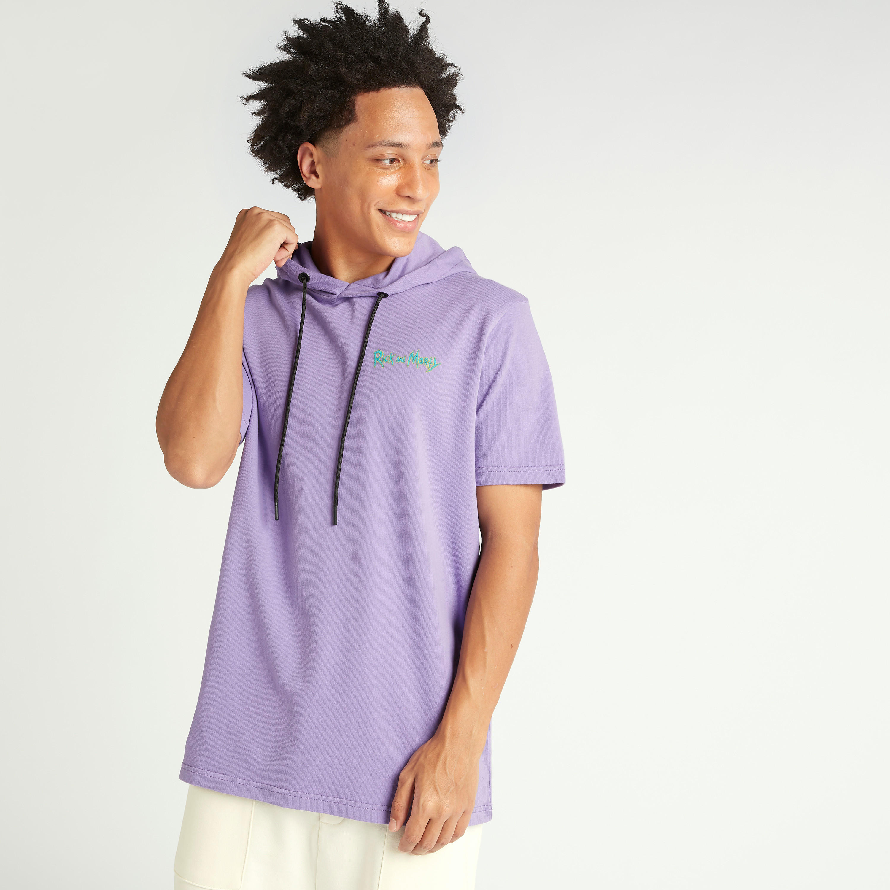 هودي  بأكمام قصيرة وطبعات ريك آند مورتي-men-clothing-tshirtsandpolos-tshirts-image-1
