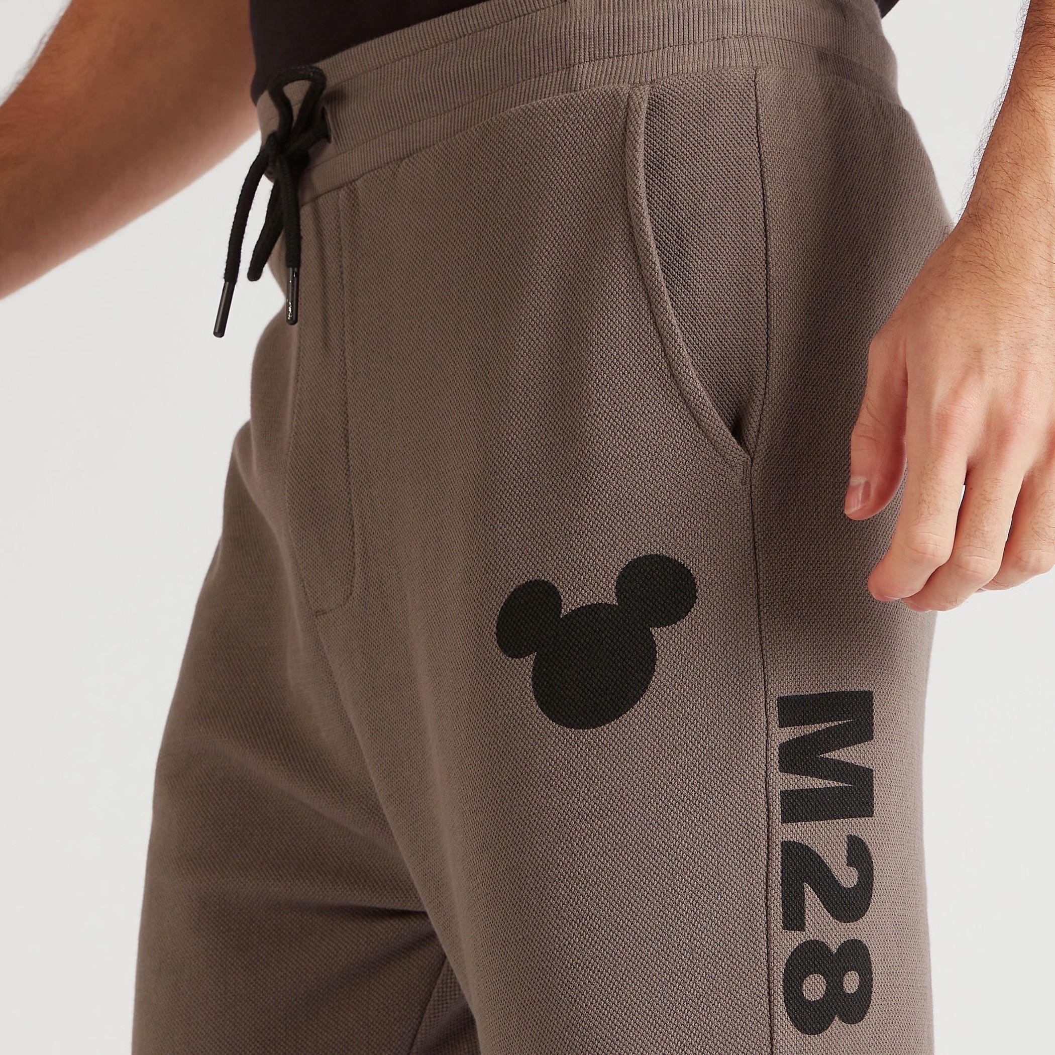 Mickey Mouse Print Joggers with Drawstring Closure and Pockets-men-clothing-bottoms-joggers-image-3