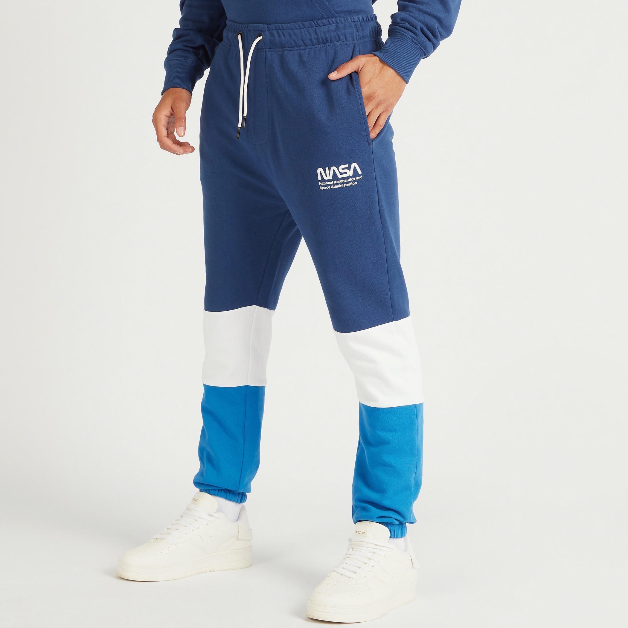 NASA Print Mid-Rise Joggers with Drawstring Closure-men-clothing-bottoms-joggers-image-1