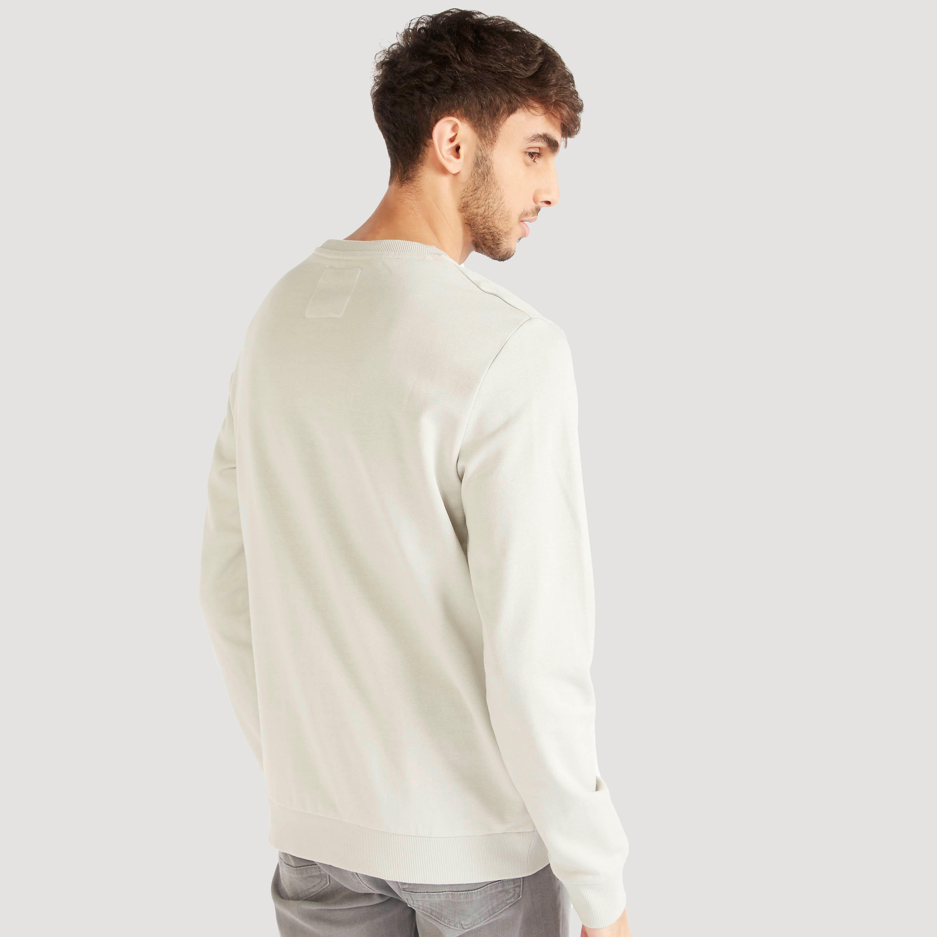 NASA Print Crew Neck Sweatshirt with Long Sleeves-men-winterwear-hoodiesandsweatshirts-image-4