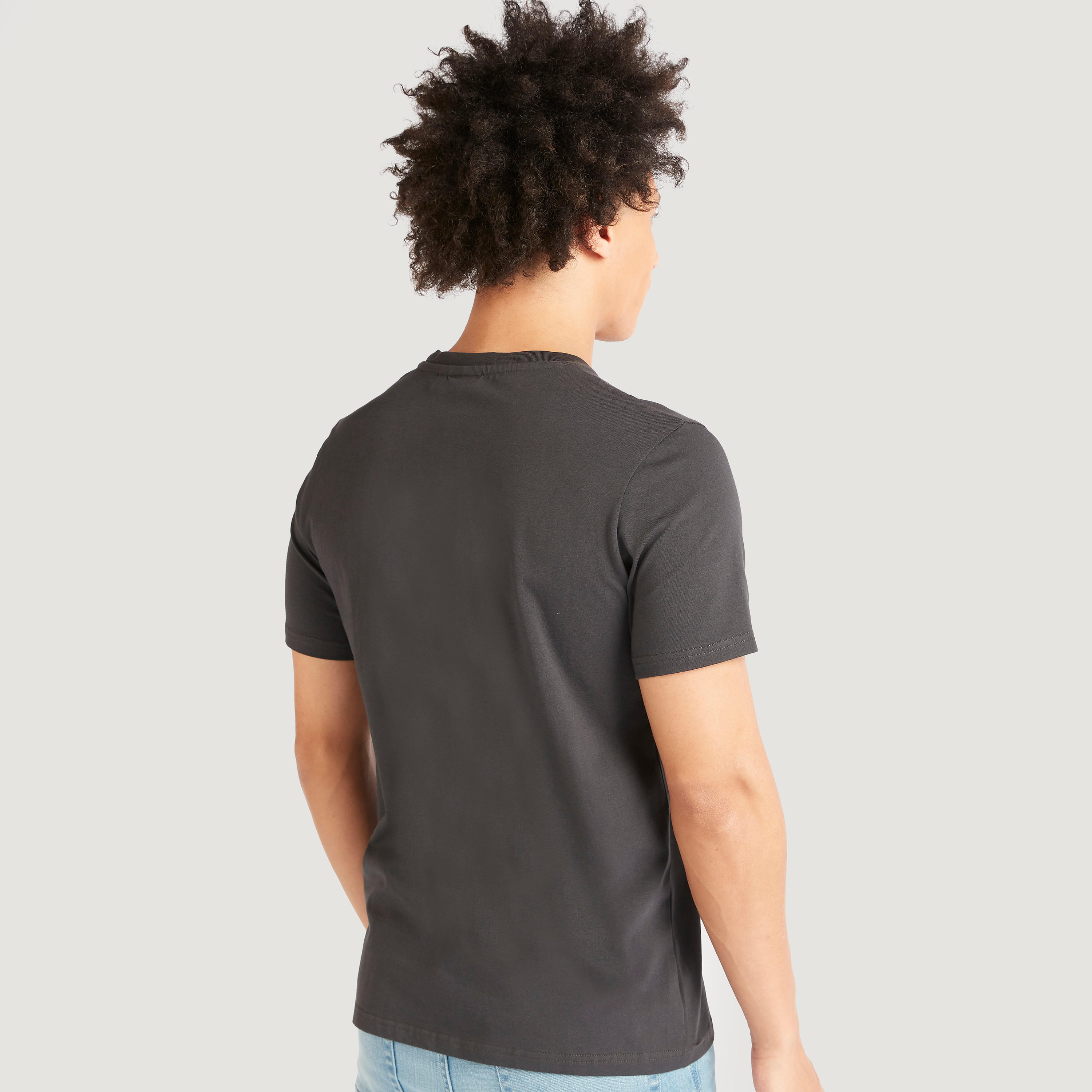 Garfield Print Crew Neck T-shirt with Short Sleeves-men-clothing-tshirtsandpolos-tshirts-image-4
