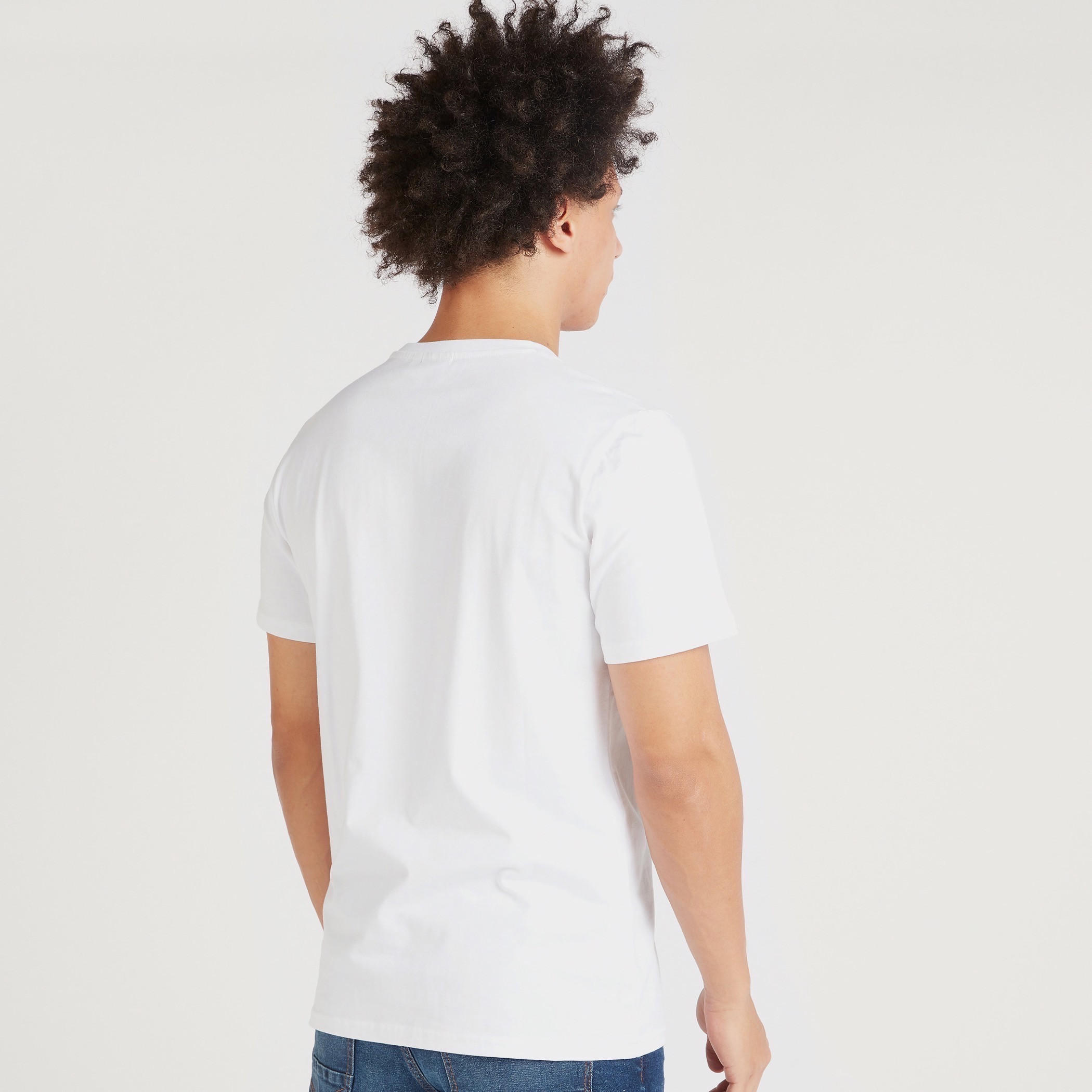 تيشيرت بياقة ضيّقة وأكمام قصيرة وطبعات السنافر-men-clothing-tshirtsandpolos-tshirts-image-4