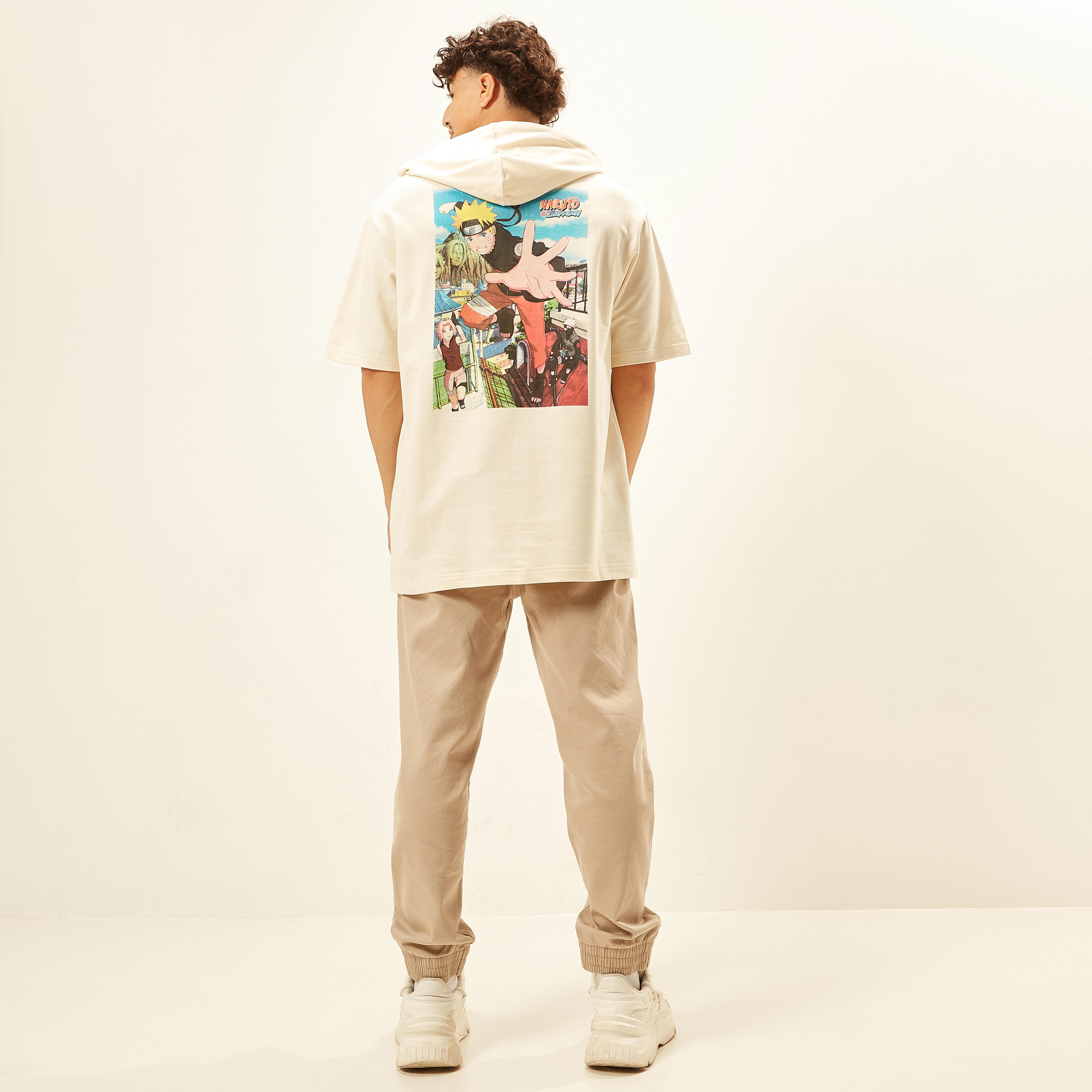 Naruto Print Hooded T-shirt with Short Sleeves-men-clothing-tshirtsandpolos-tshirts-image-3