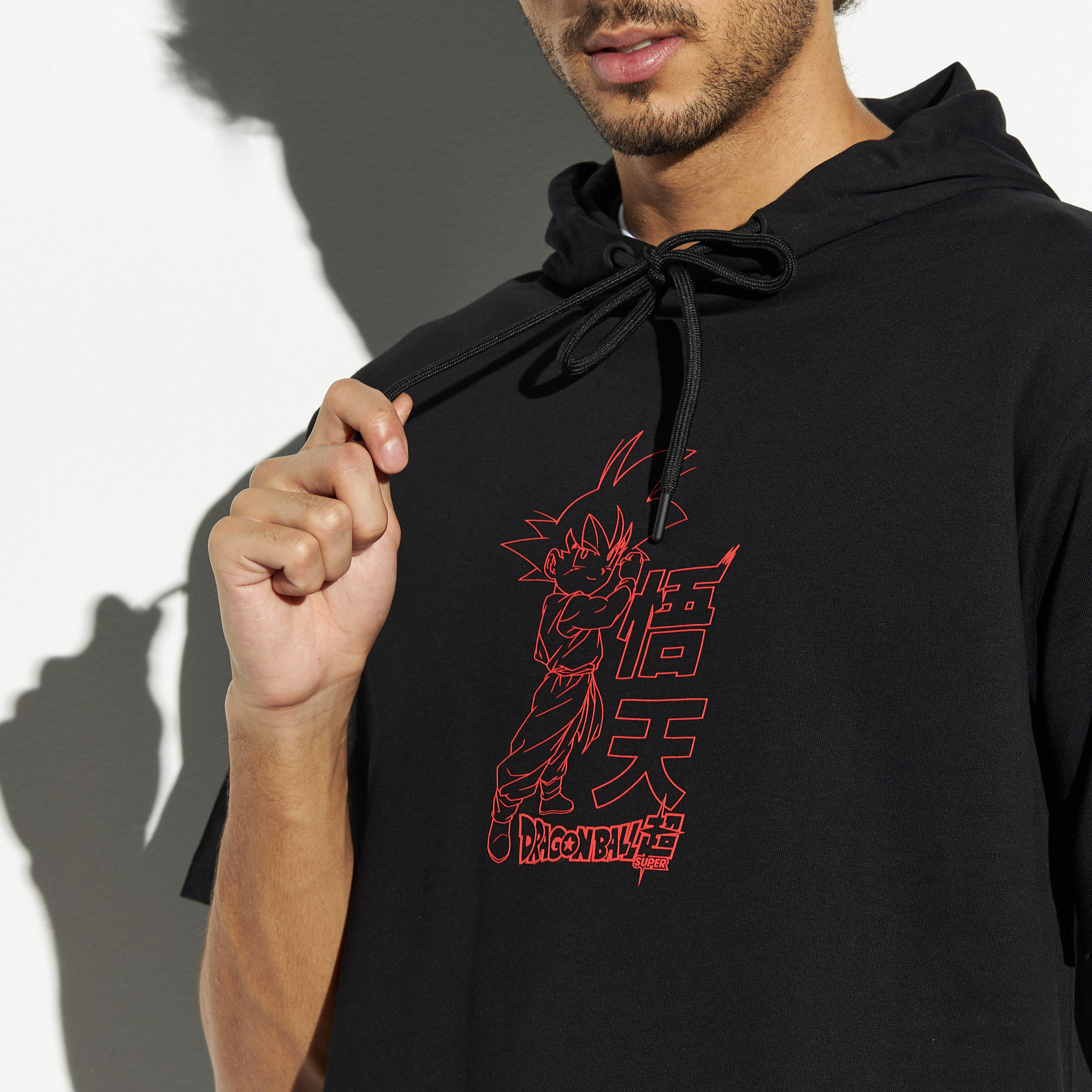 تيشيرت بأكمام قصيرة وقبعة وطبعات دراجون بول زي-men-clothing-tshirtsandpolos-tshirts-image-4