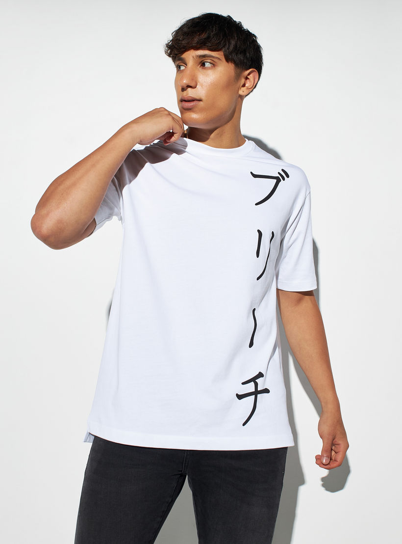 تيشيرت بياقة مستديرة وطبعات بأكمام قصيرة-men-clothing-tshirtsandpolos-tshirts-image-4