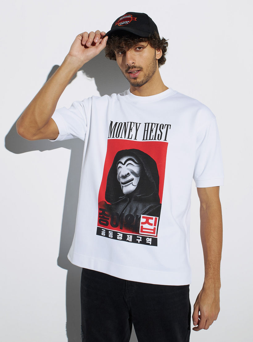 تيشيرت بياقة ضيقة وأكمام قصيرة وطبعات-men-clothing-tshirtsandpolos-tshirts-image-1
