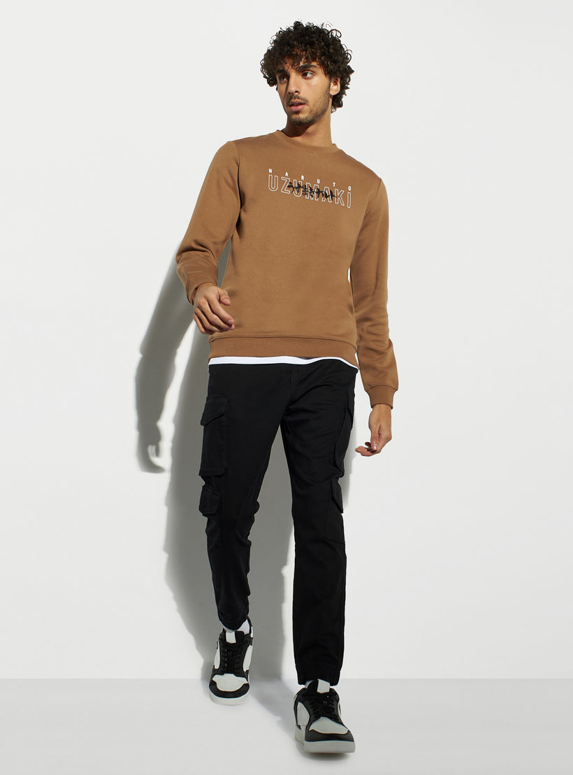 سويت شيرت بطبعات ناروتو أوزوماكي بياقة مستيرة وأكمام طويلة-men-winterwear-hoodiesandsweatshirts-image-2