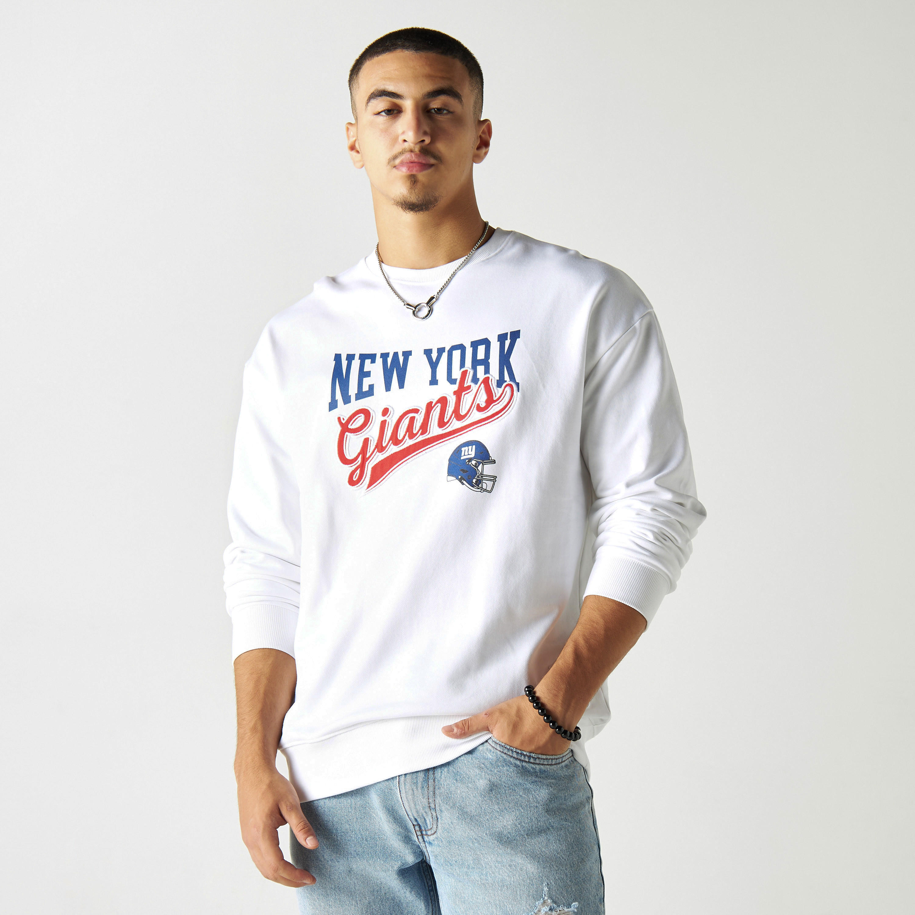 سويت شيرت مزين بياقة مستديرة وأكمام كتف منسدلة-men-winterwear-hoodiesandsweatshirts-image-1