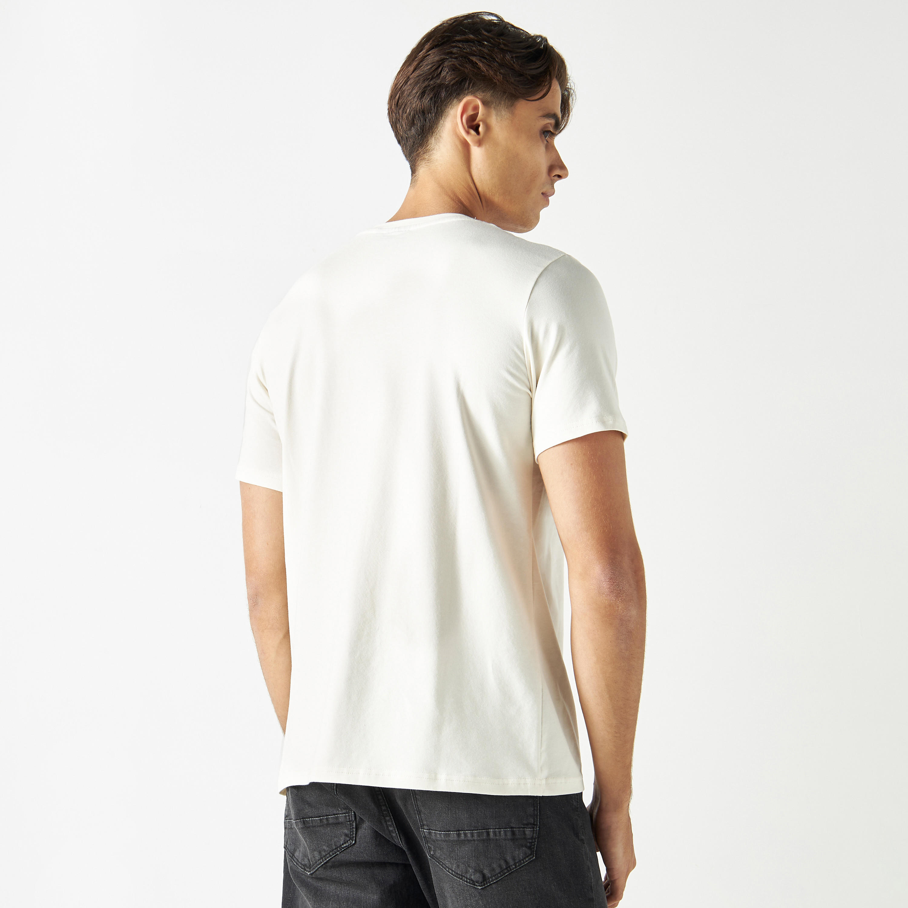 Hell Fire Club Graphic Print T-shirt with Crew Neck and Short Sleeves-men-clothing-tshirtsandpolos-tshirts-image-3