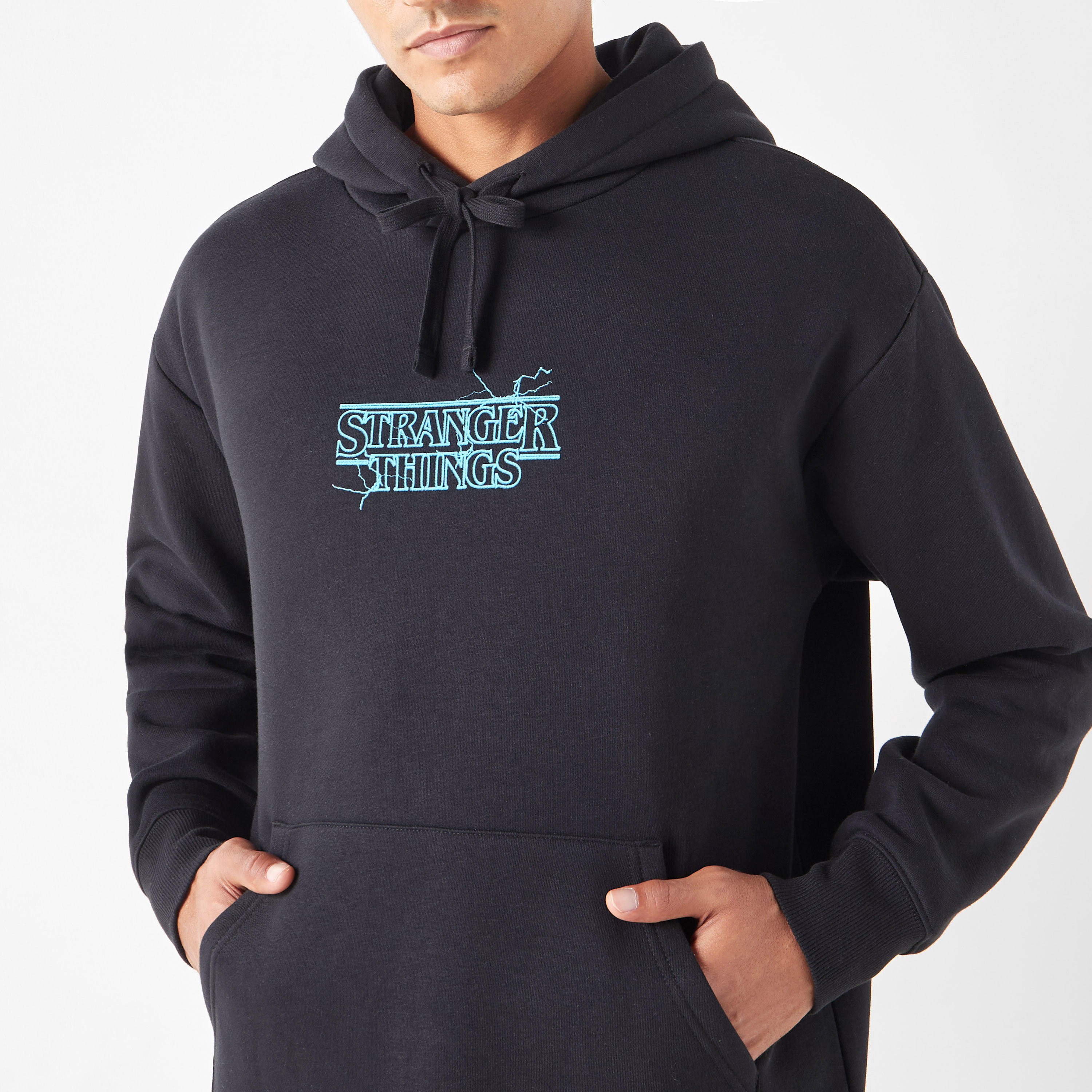 Stranger Things Print Hoodie with Kangaroo Pocket-men-winterwear-hoodiesandsweatshirts-image-4