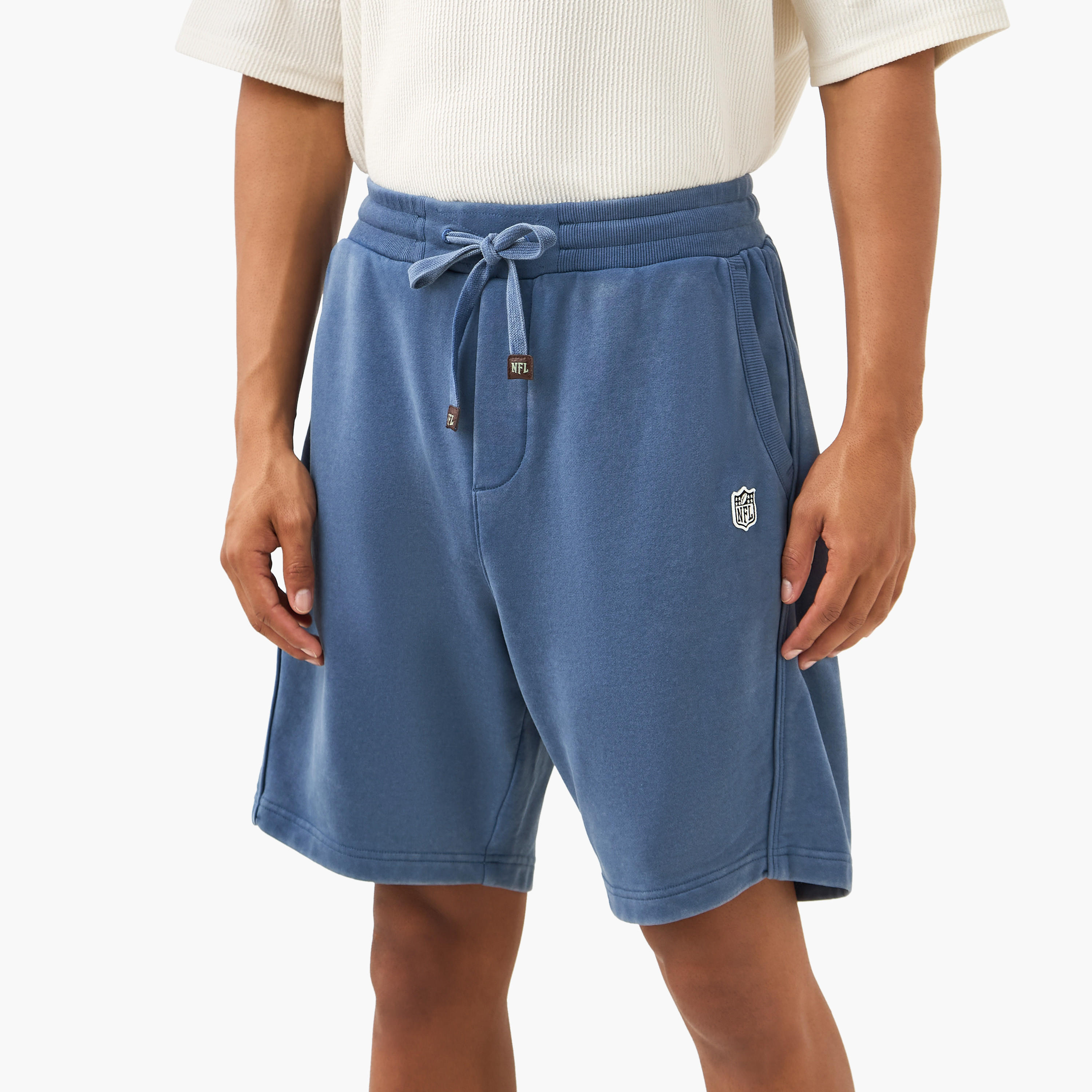 NFL Men Regular Fit Flexi Waist Shorts-men-clothing-bottoms-shorts-image-1
