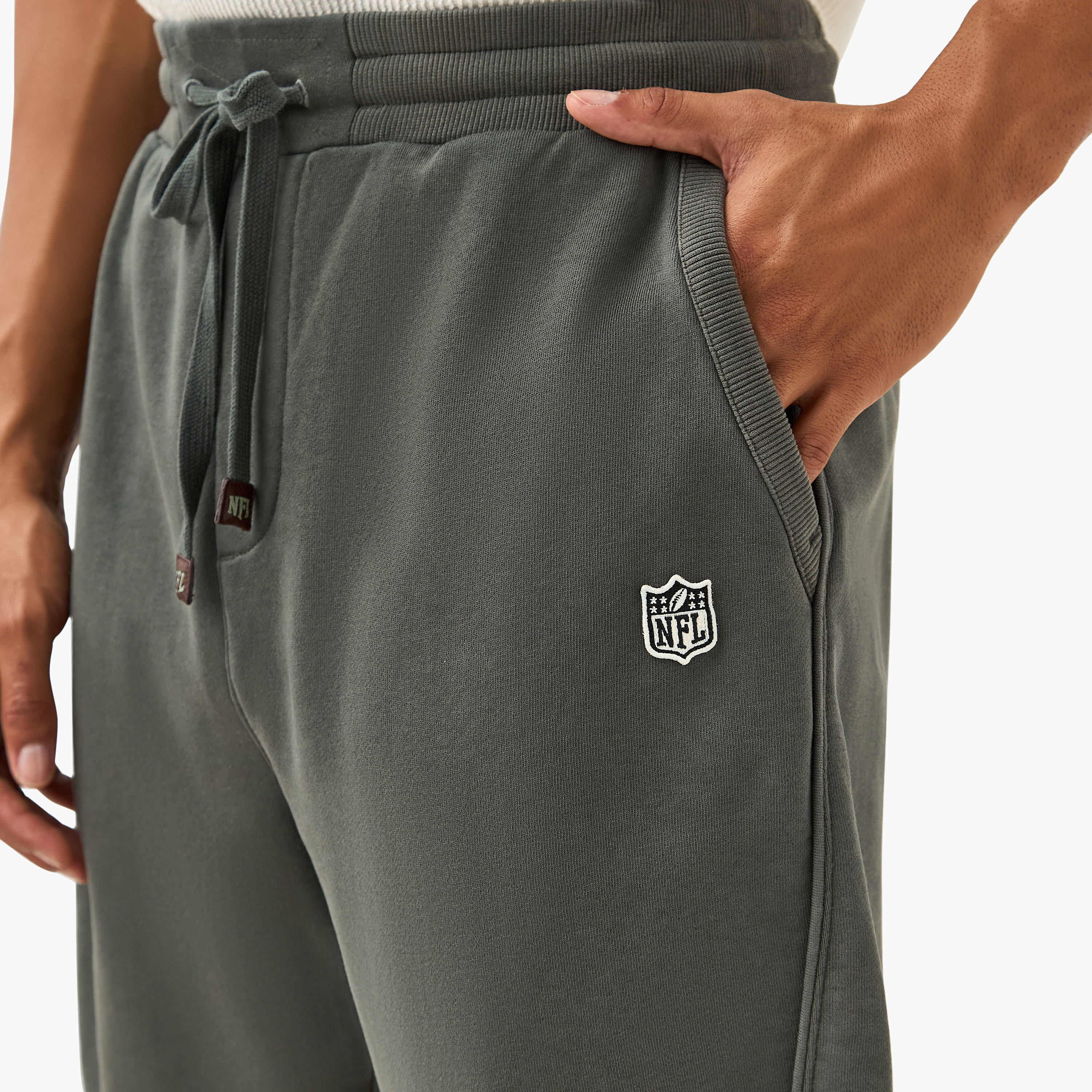 NFL Men Regular Fit Flexi Waist Shorts-men-clothing-bottoms-shorts-image-4