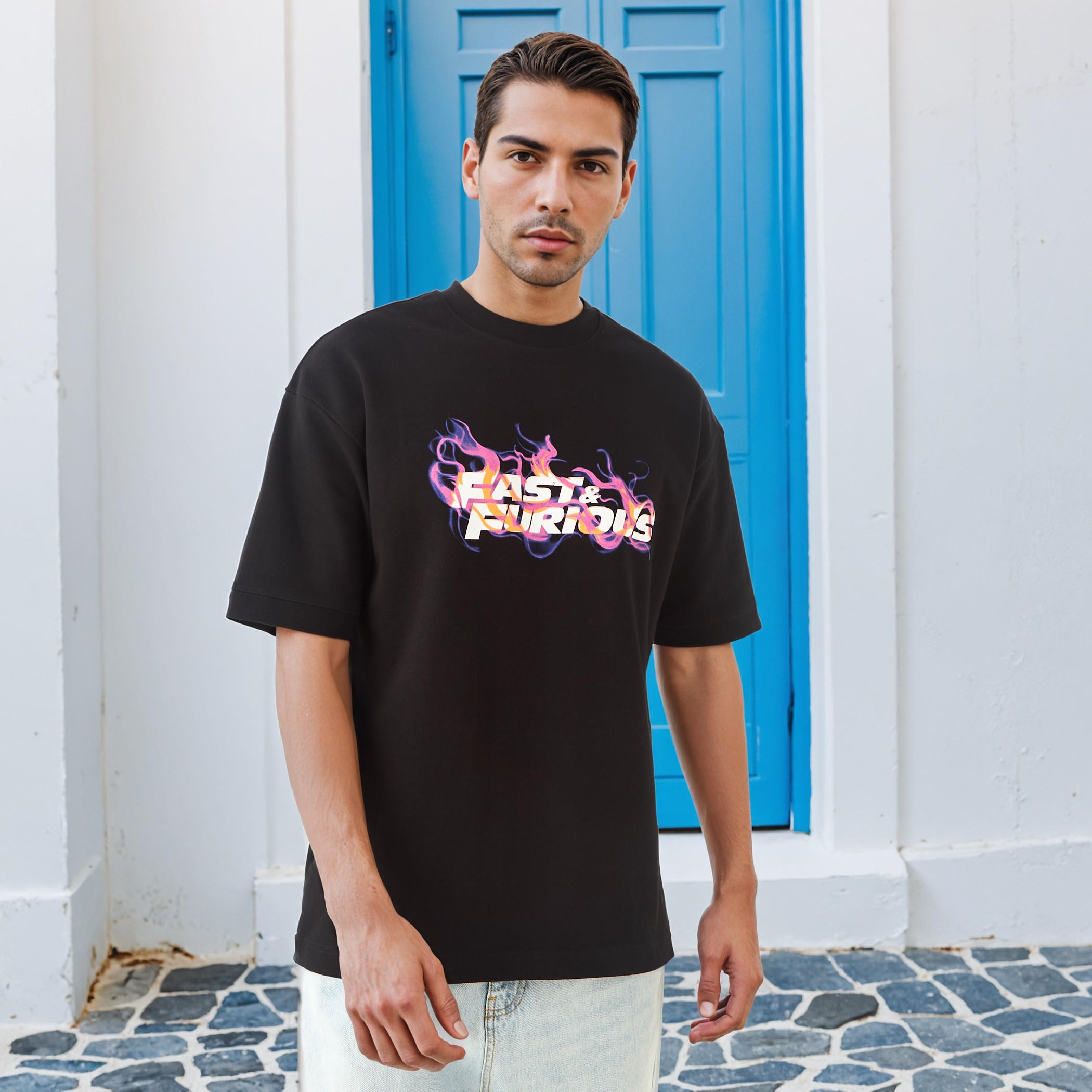 تيشيرت بطبعات فاست آند فيوريس-men-clothing-tshirtsandpolos-tshirts-image-5