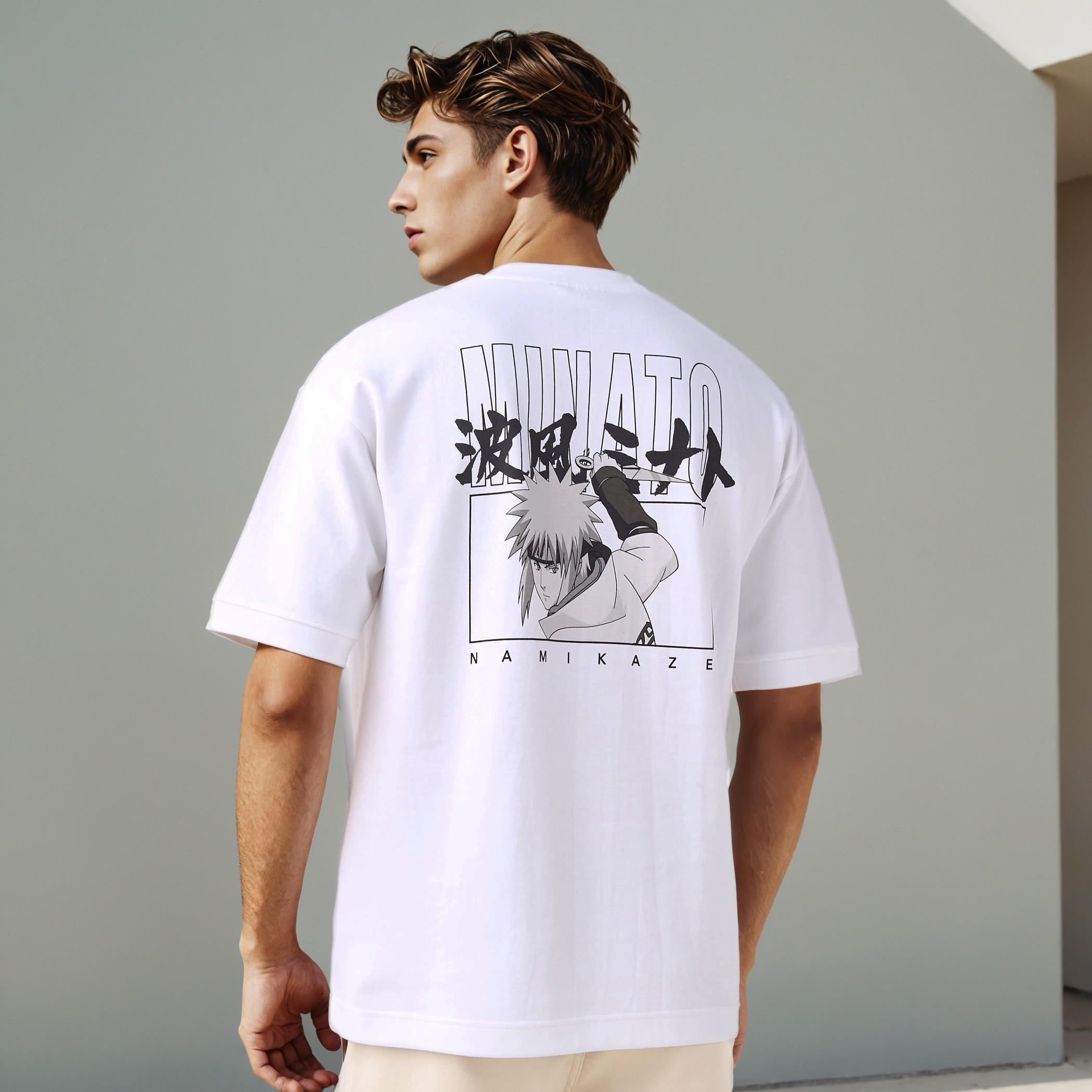 Naruto Print Crew Neck T-shirt-men-clothing-tshirtsandpolos-tshirts-image-1