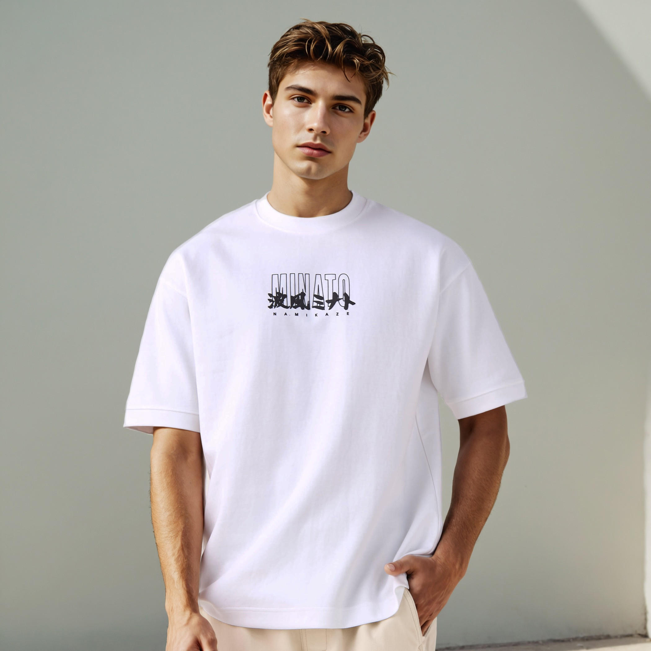 Naruto Print Crew Neck T-shirt-men-clothing-tshirtsandpolos-tshirts-image-3